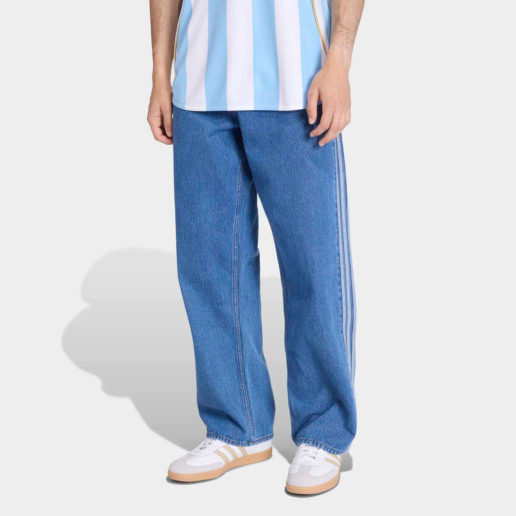 adidas Men's Adicolor Firebird Denim Pants | Dick's Sporting Goods