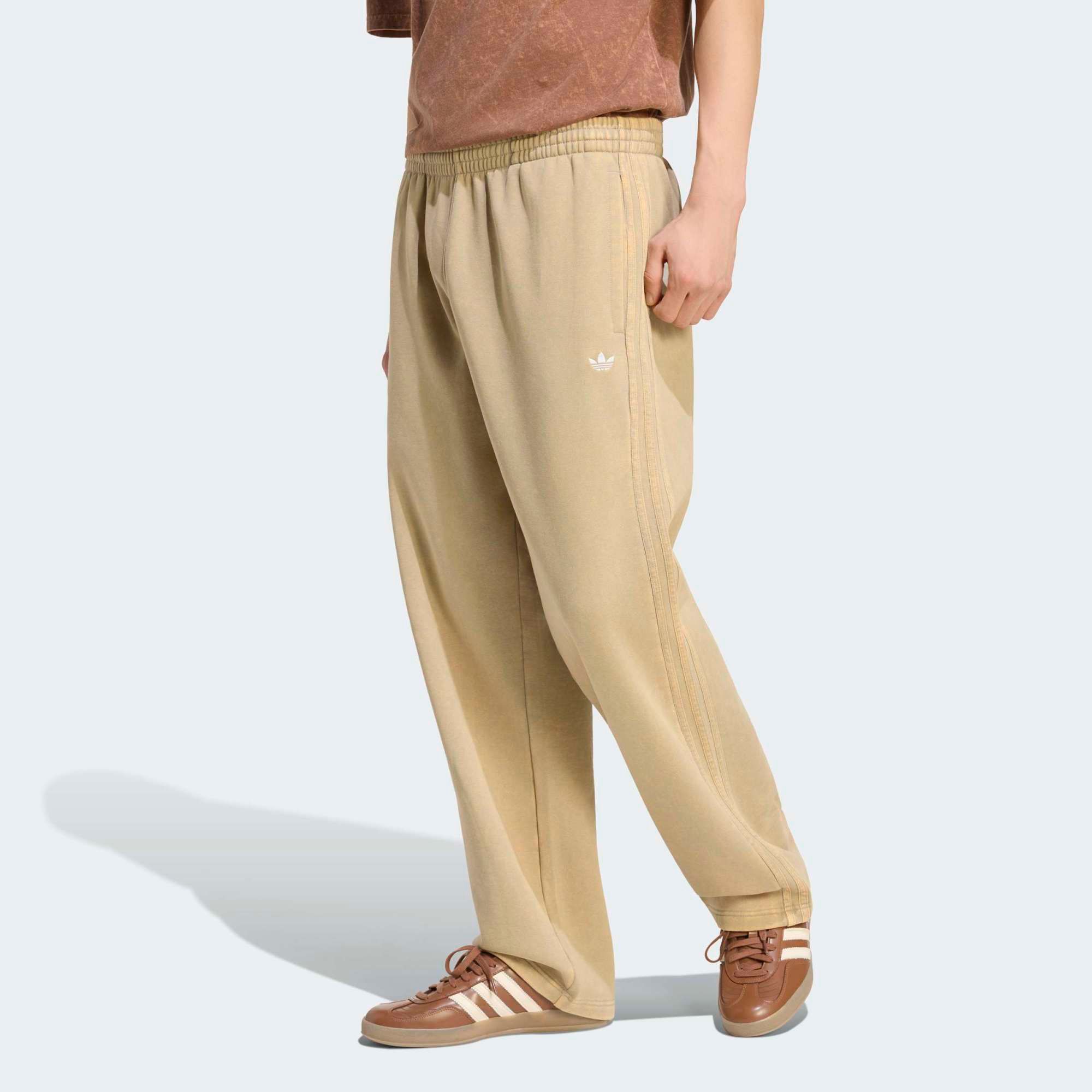 adidas Originals Men's Trefoil Essentials Loose Fleece Pants
