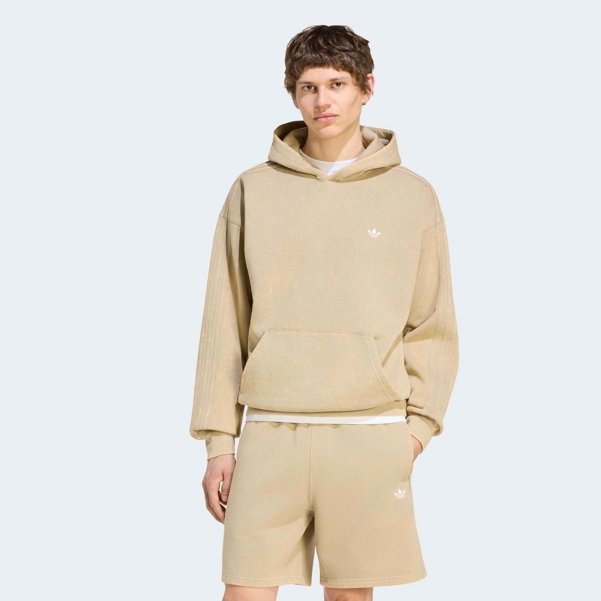 adidas Originals Men's Trefoil Essentials Washed Loose Hoodie