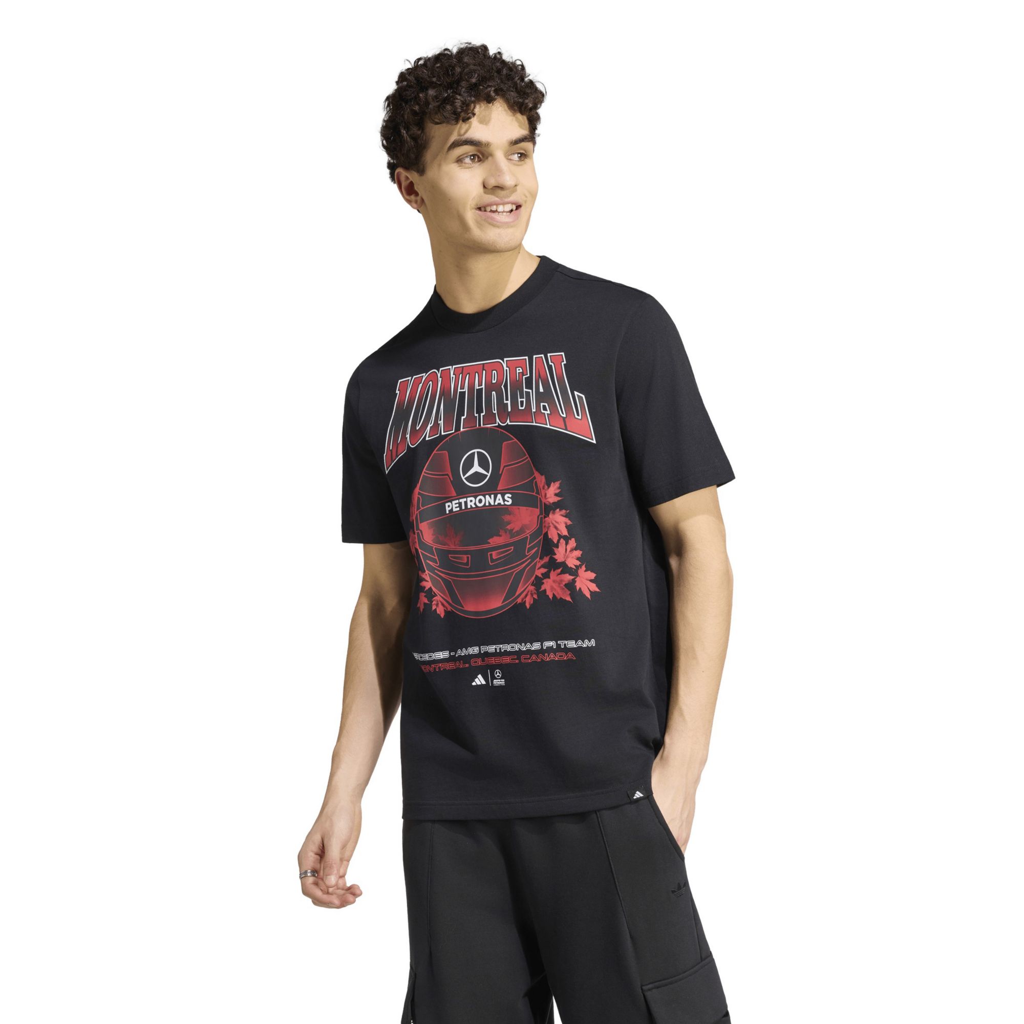 adidas Men's Formula 1 Black Mercedes Montreal T-Shirt | Dick's