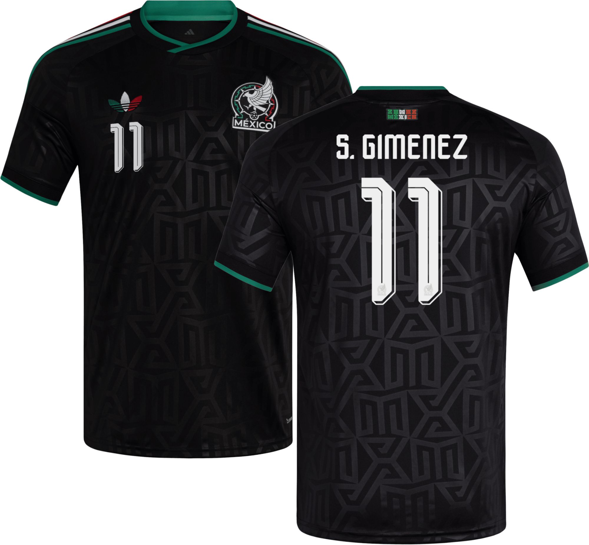 adidas Adult Mexico Santiago Giménez #11 2026 Third Replica Jersey