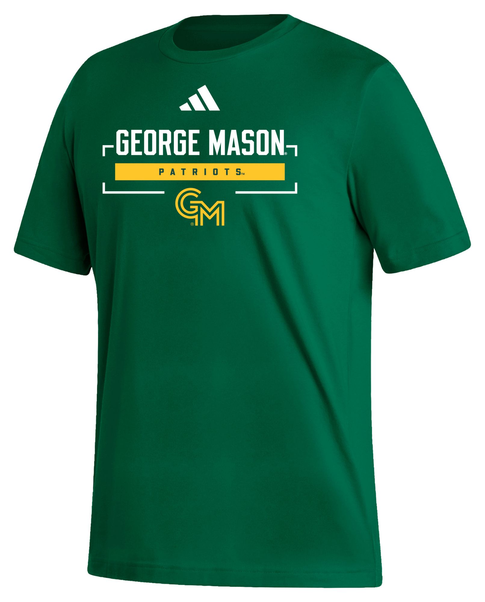 adidas Men's George Mason Patriots Green Fresh Icon T-Shirt