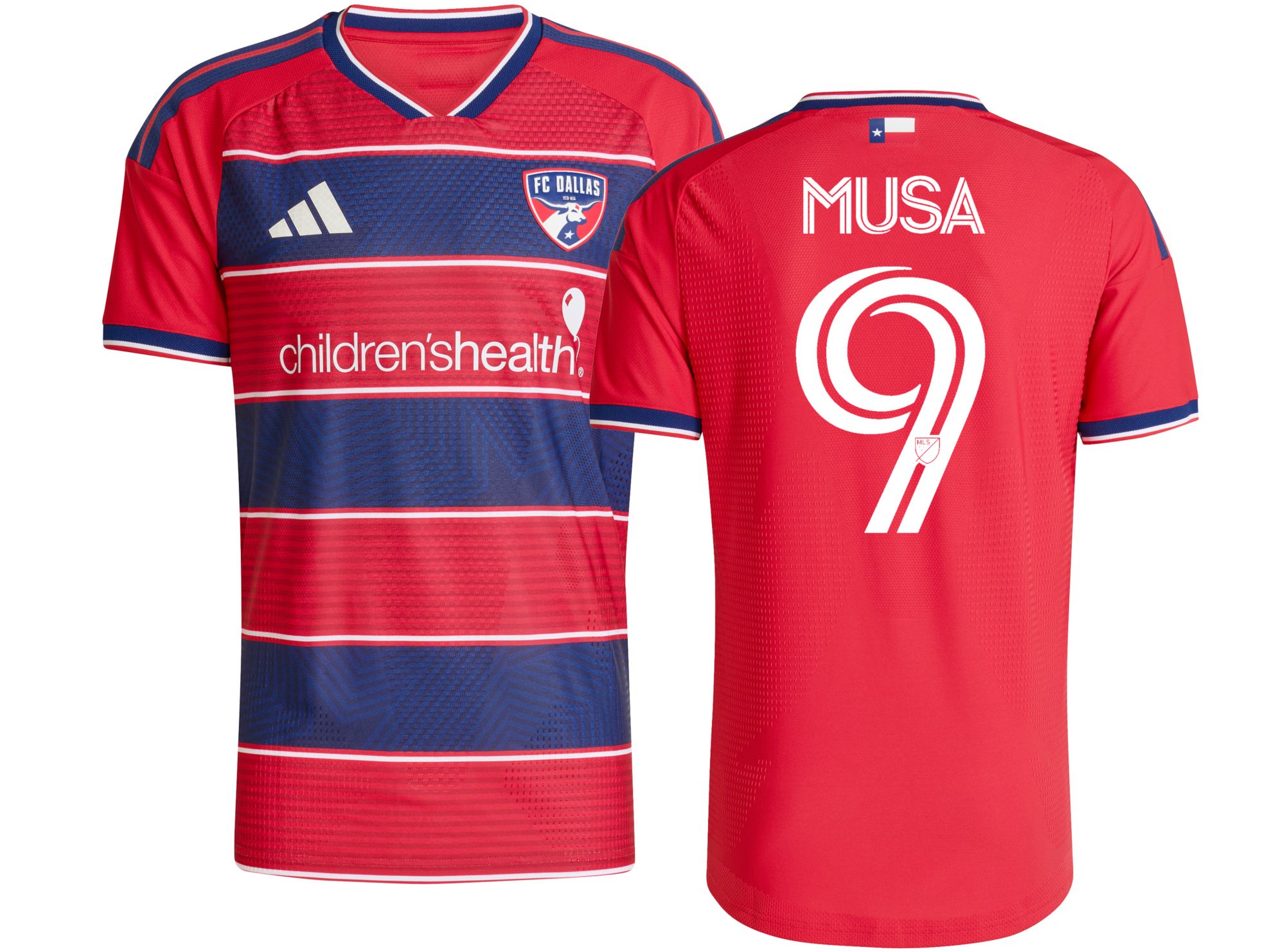 adidas Adult FC Dallas Petar Musa #9 2026 Primary Authentic 'DNA