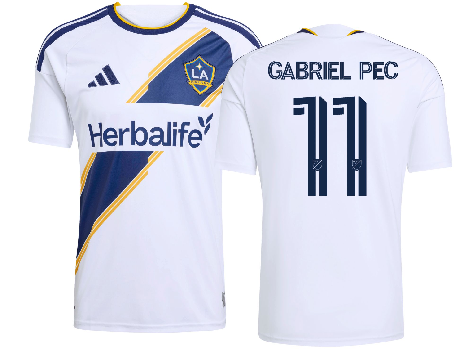 adidas Adult LA Galaxy Gabriel Pec #11 2026 Primary Replica 'The