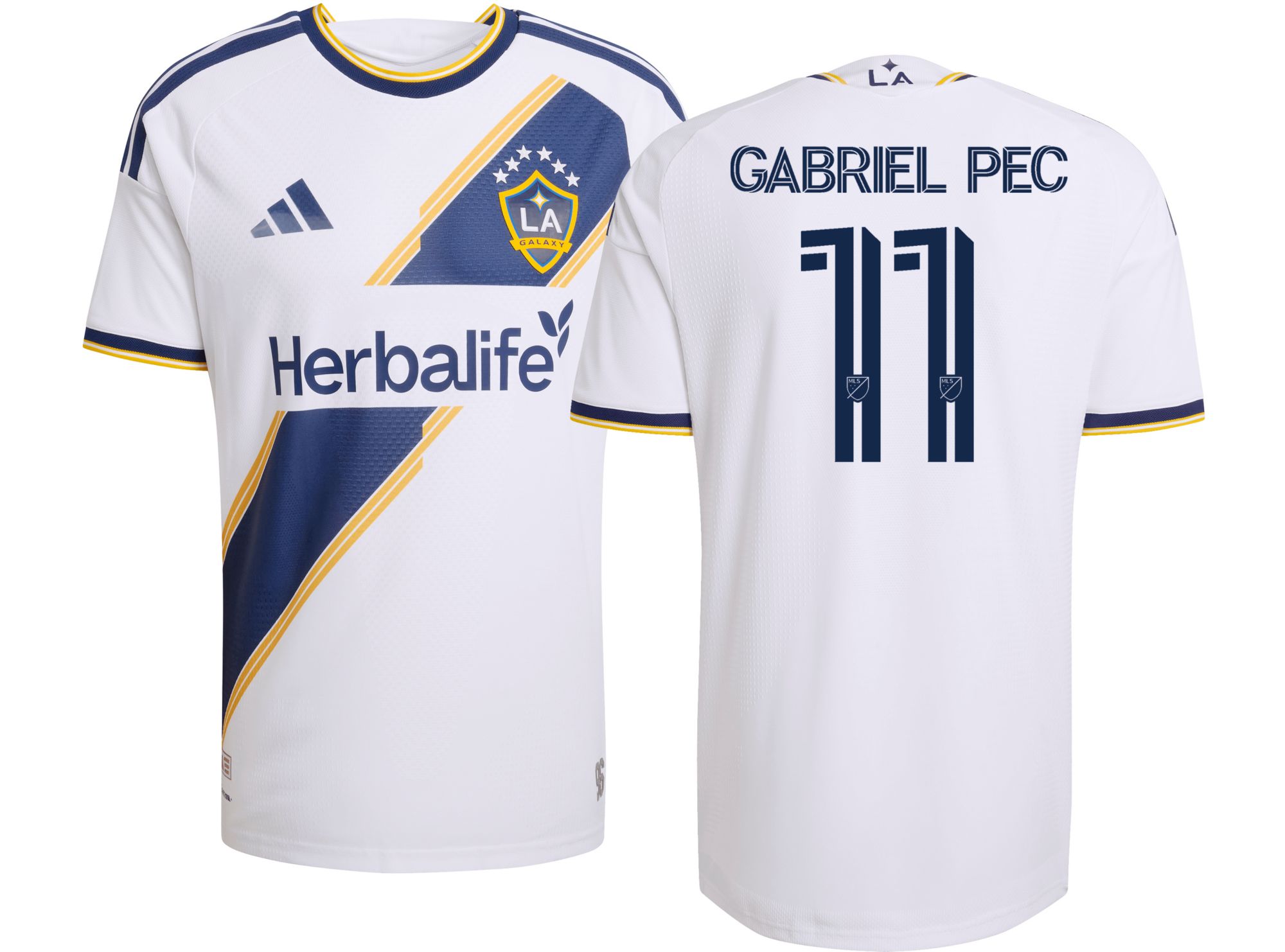 adidas Adult LA Galaxy Gabriel Pec #11 2026 Primary Authentic 'The