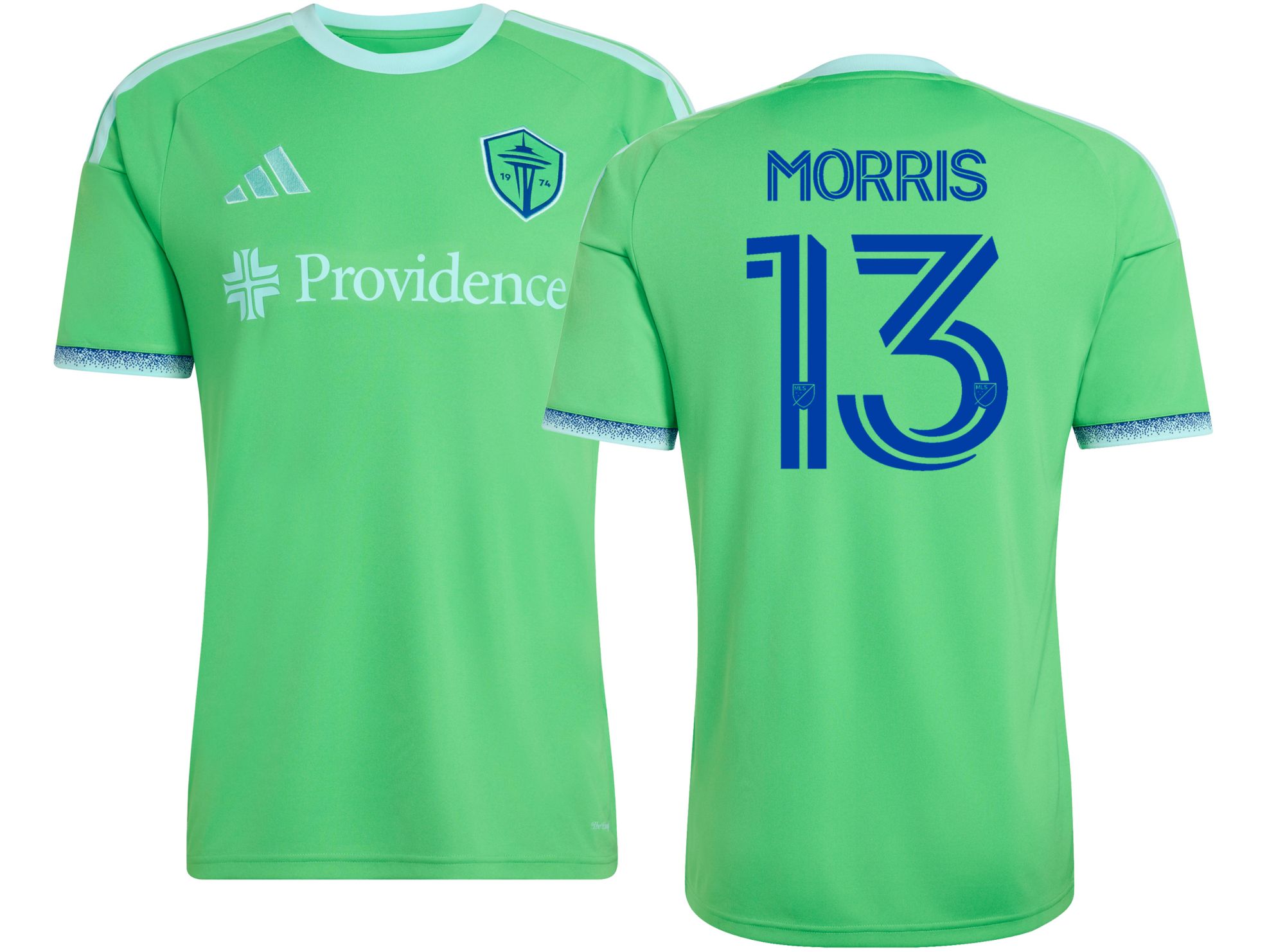 adidas Adult Seattle Sounders Jordan Morris #13 2026 Primary