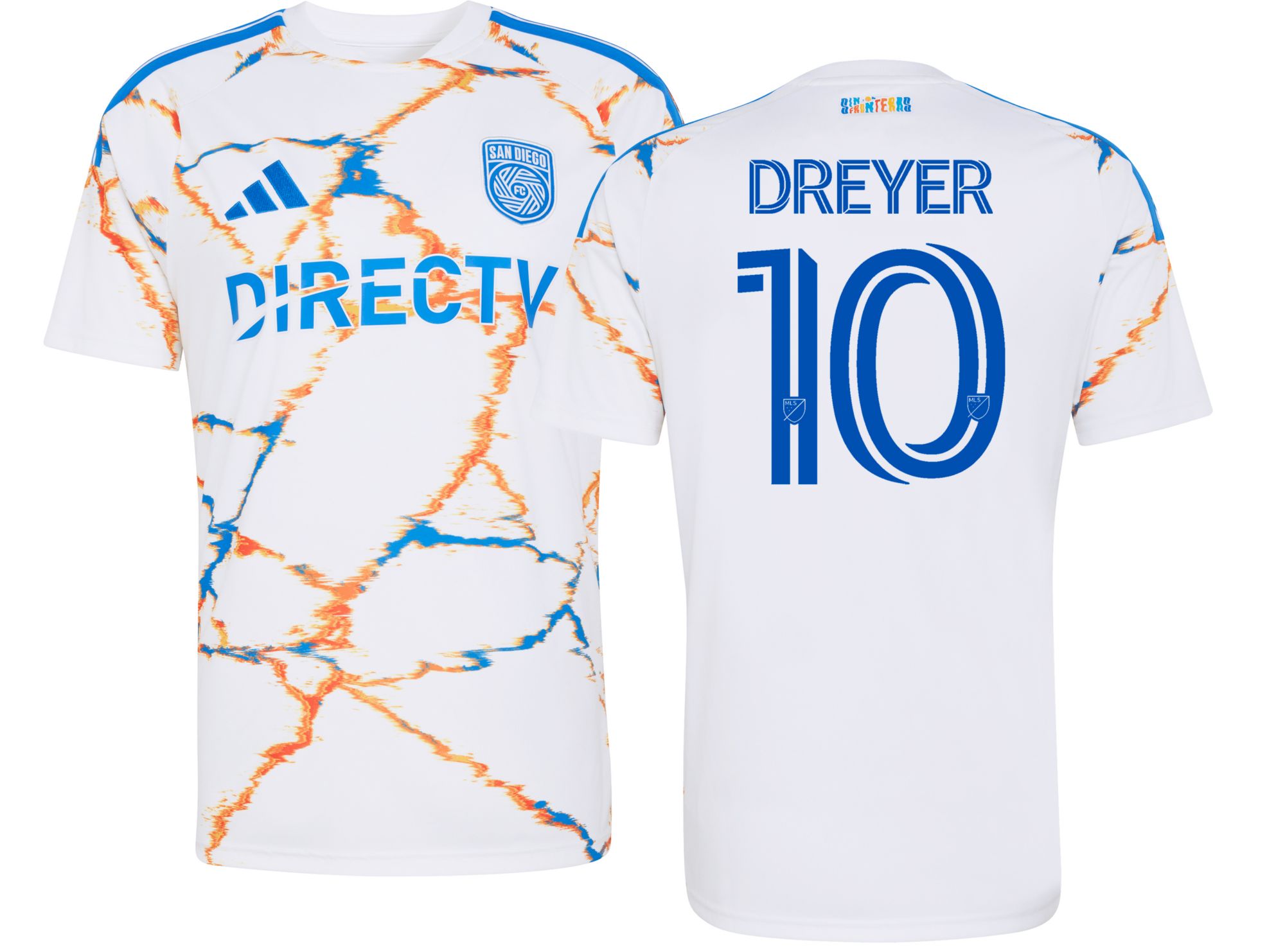 adidas Adult San Diego FC Anders Dreyer #10 2026 Secondary Replica
