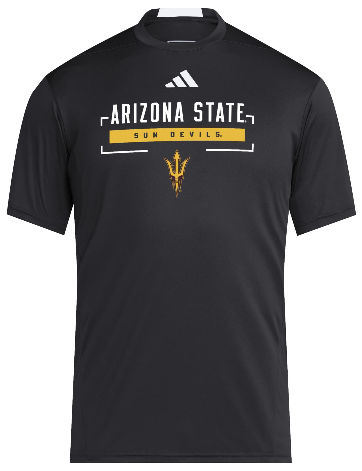asu＠ adidas Men's Arizona State Sun Devils Black D4T Icon T-Shirt