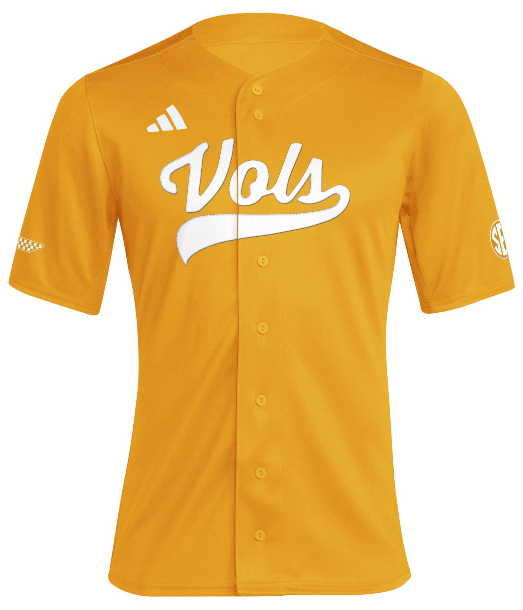 adidas Men's Tennessee Volunteers Bright Orange Dugout Jersey