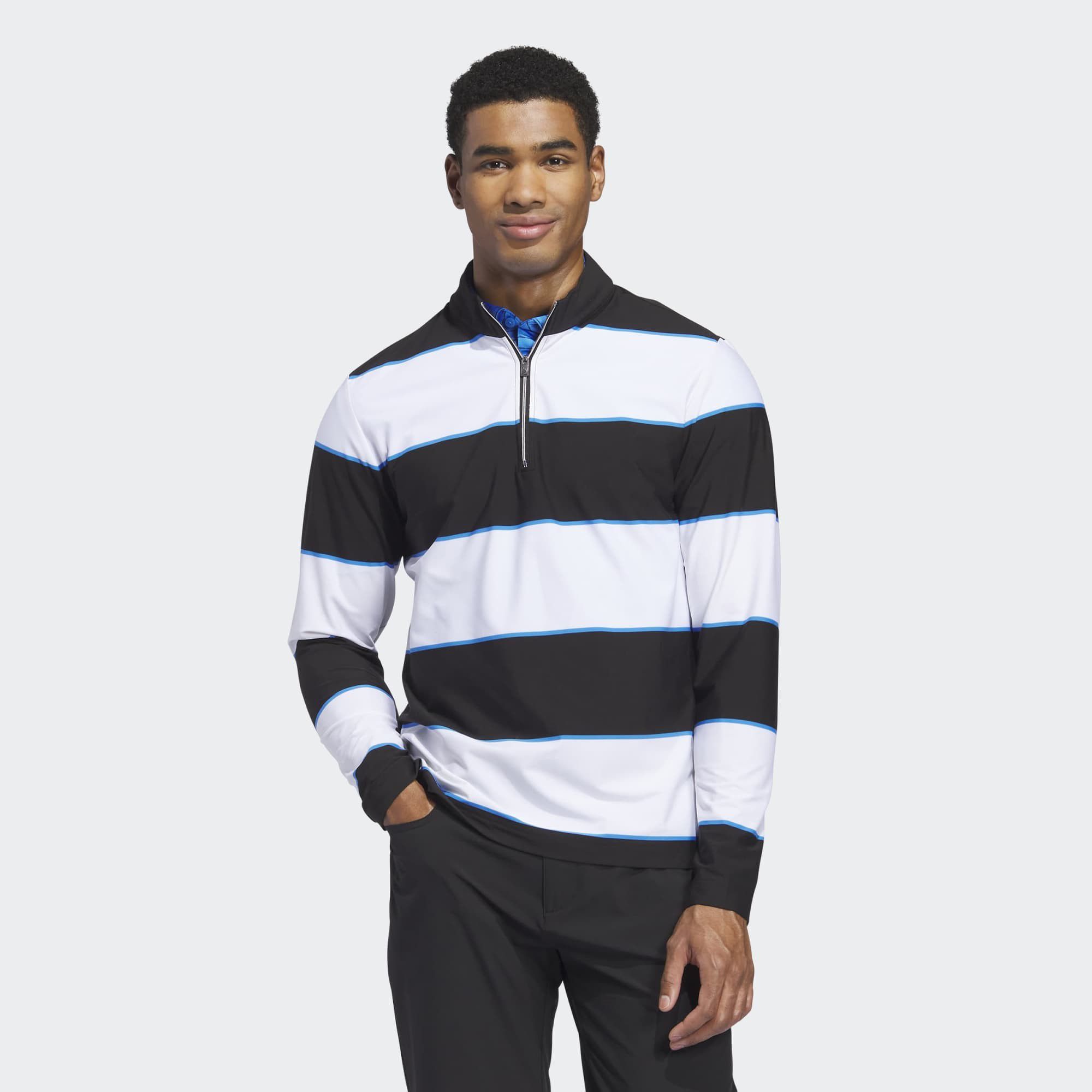 adidas Men's Ultimate365 Rugby Stripe Golf 1/4 Zip | Golf Galaxy