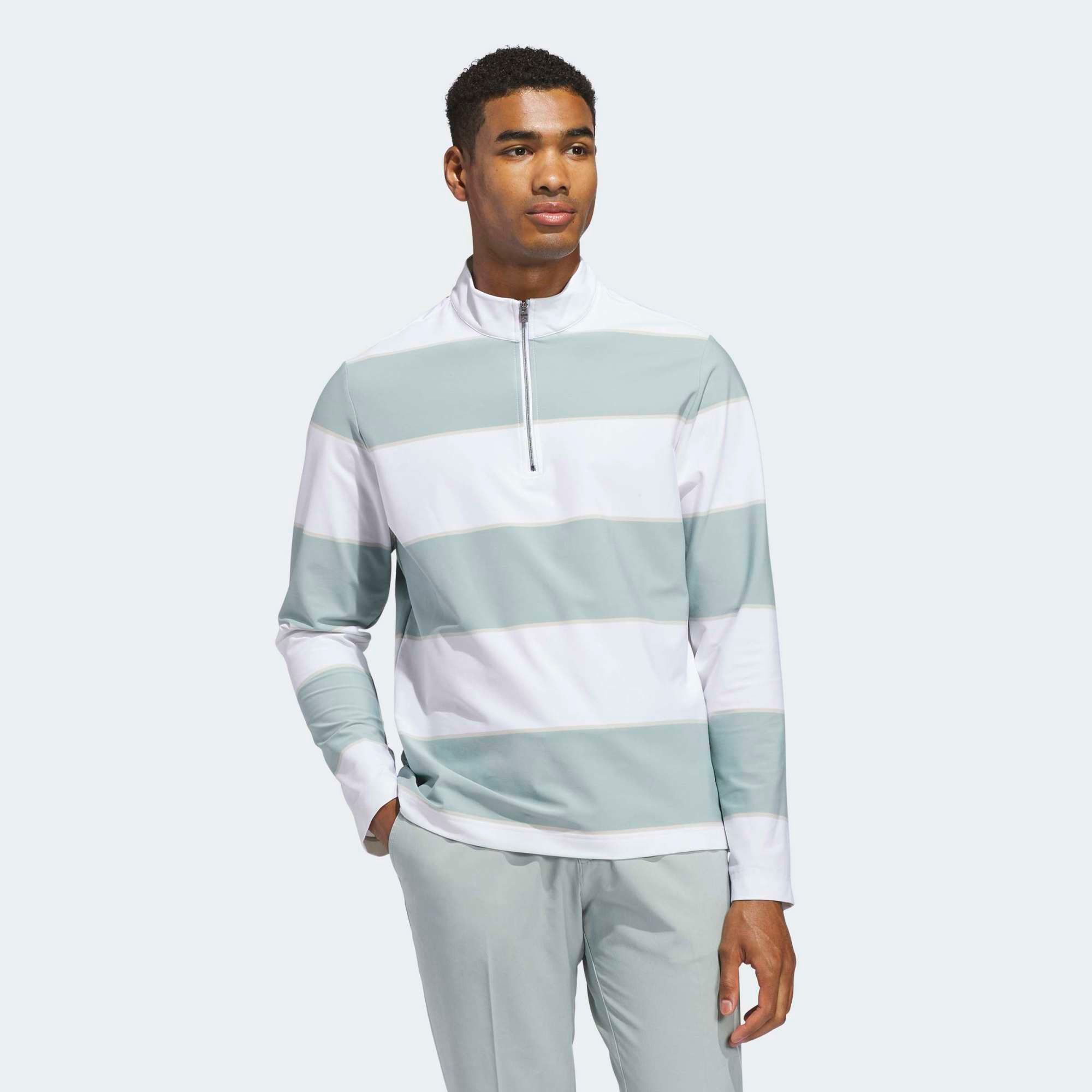 adidas Men's Ultimate365 Rugby Stripe Golf 1/4 Zip | Dick's