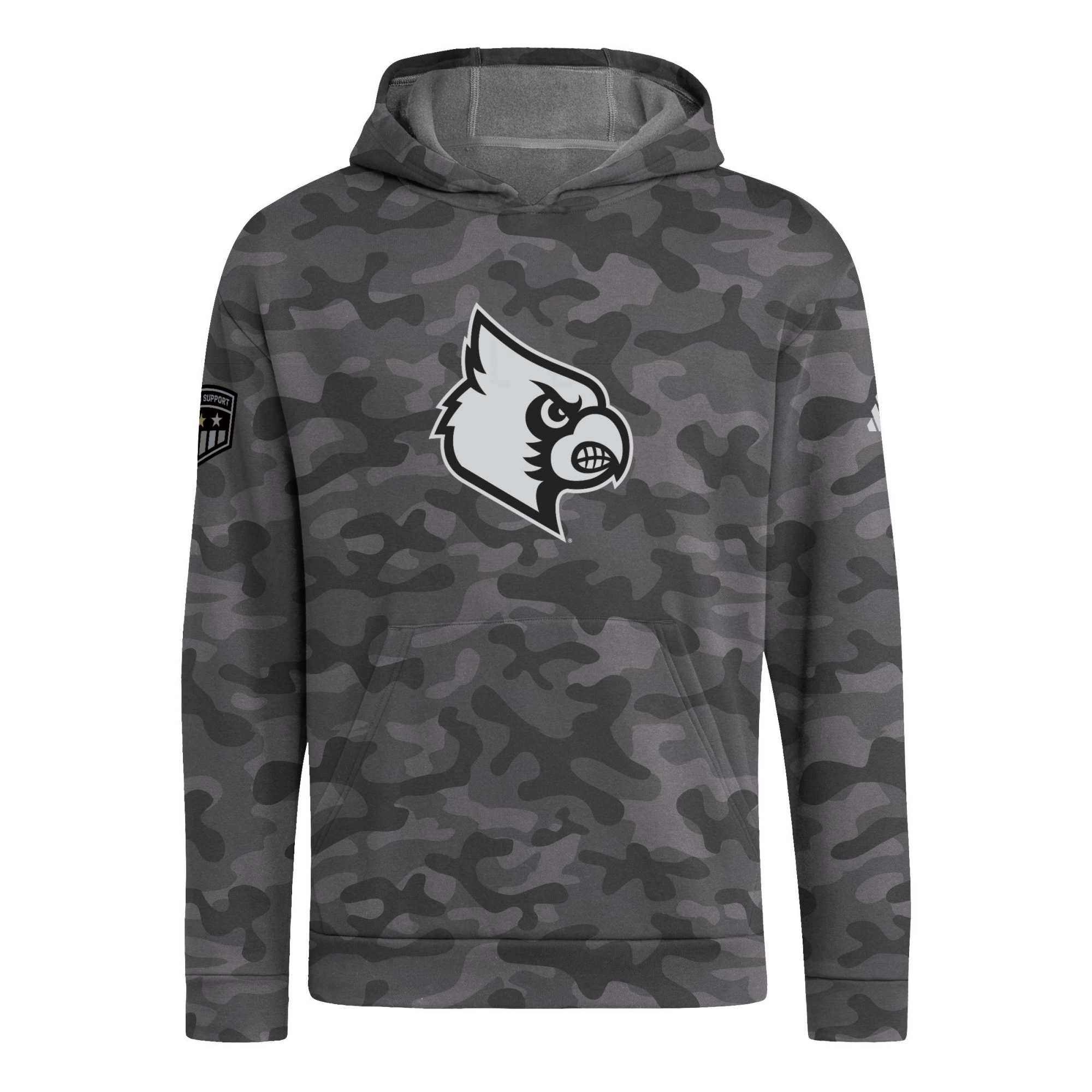 adidas Adult Louisville Cardinals 2026 Honor and Support Hoodie