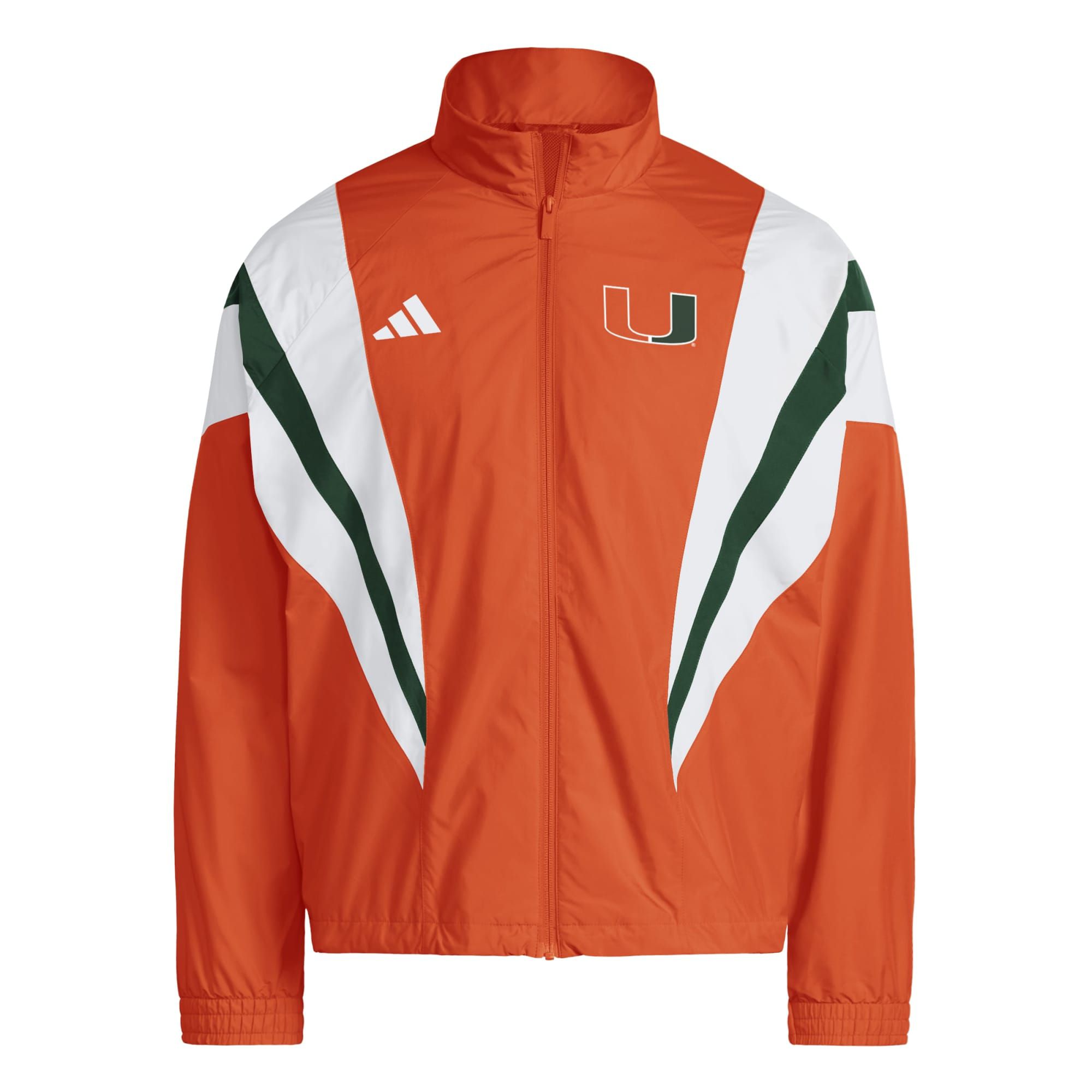 【超希少】 Miami Hurricanes ナイロンジャケット S adidas Men's Miami Hurricanes 2001 Football National Champions