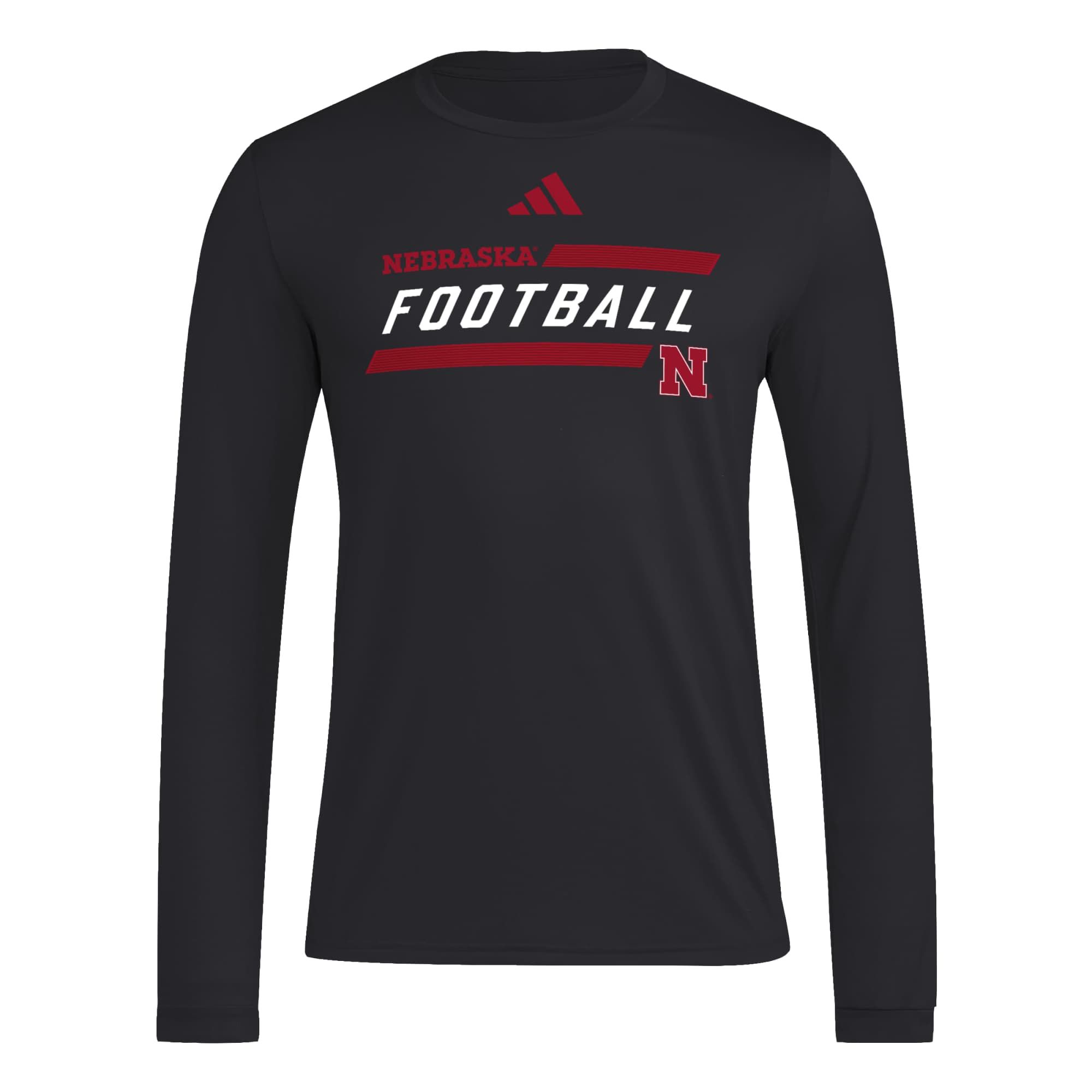adidas Adult Nebraska Cornhuskers Our Red Burns Brighter Long