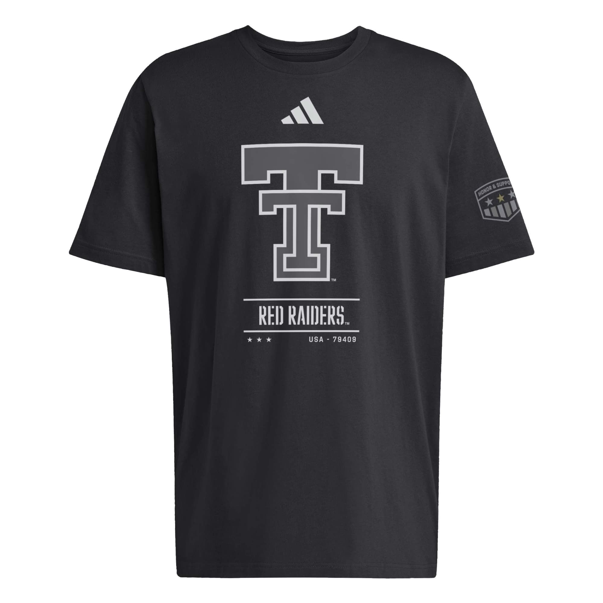adidas Adult Texas Tech Red Raiders 2026 Honor and Support T-Shirt