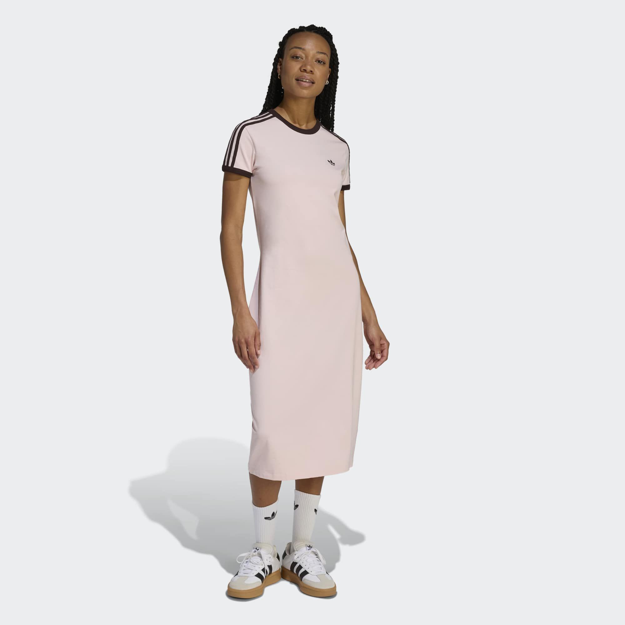 finish line adidas dress Buy adidas Originals Green 3-Stripes V-Neck Midi Dress from Next USA