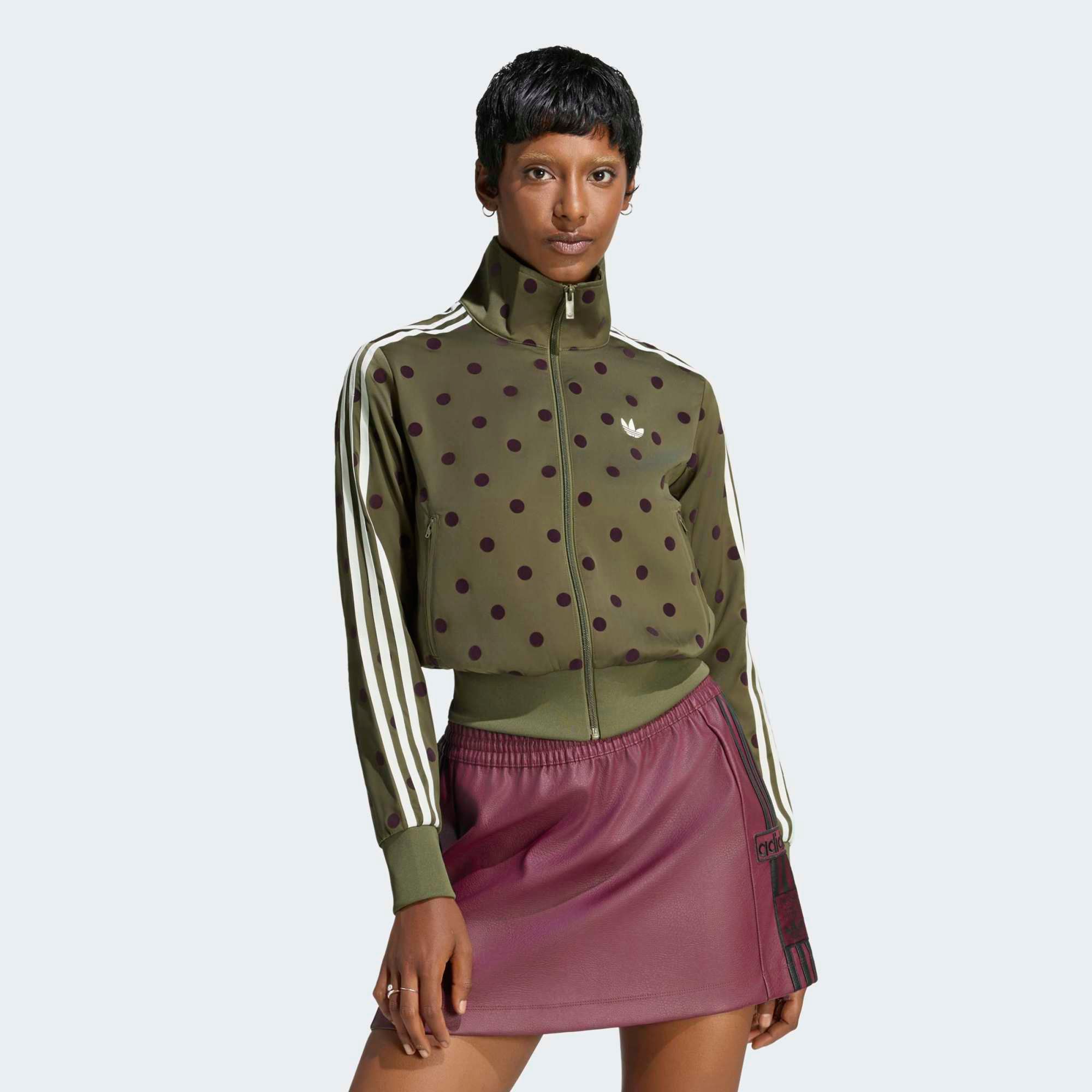  W SATIN POLKA DOTS セットアップ adidas Originals Women's Satin Polka Dots Track Top | Dick's