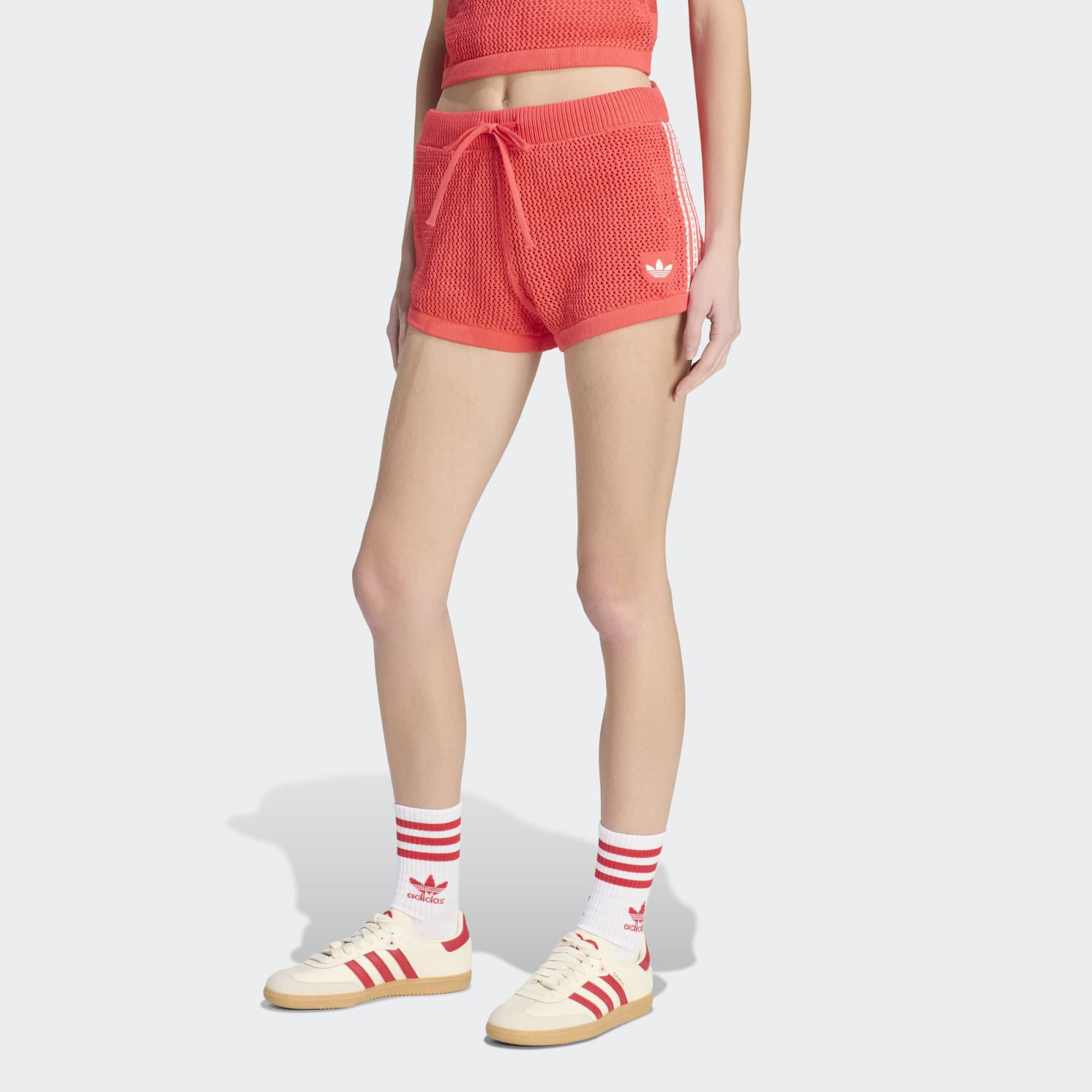 adidas Originals Women's Knitted Crochet Shorts | Dick's Sporting