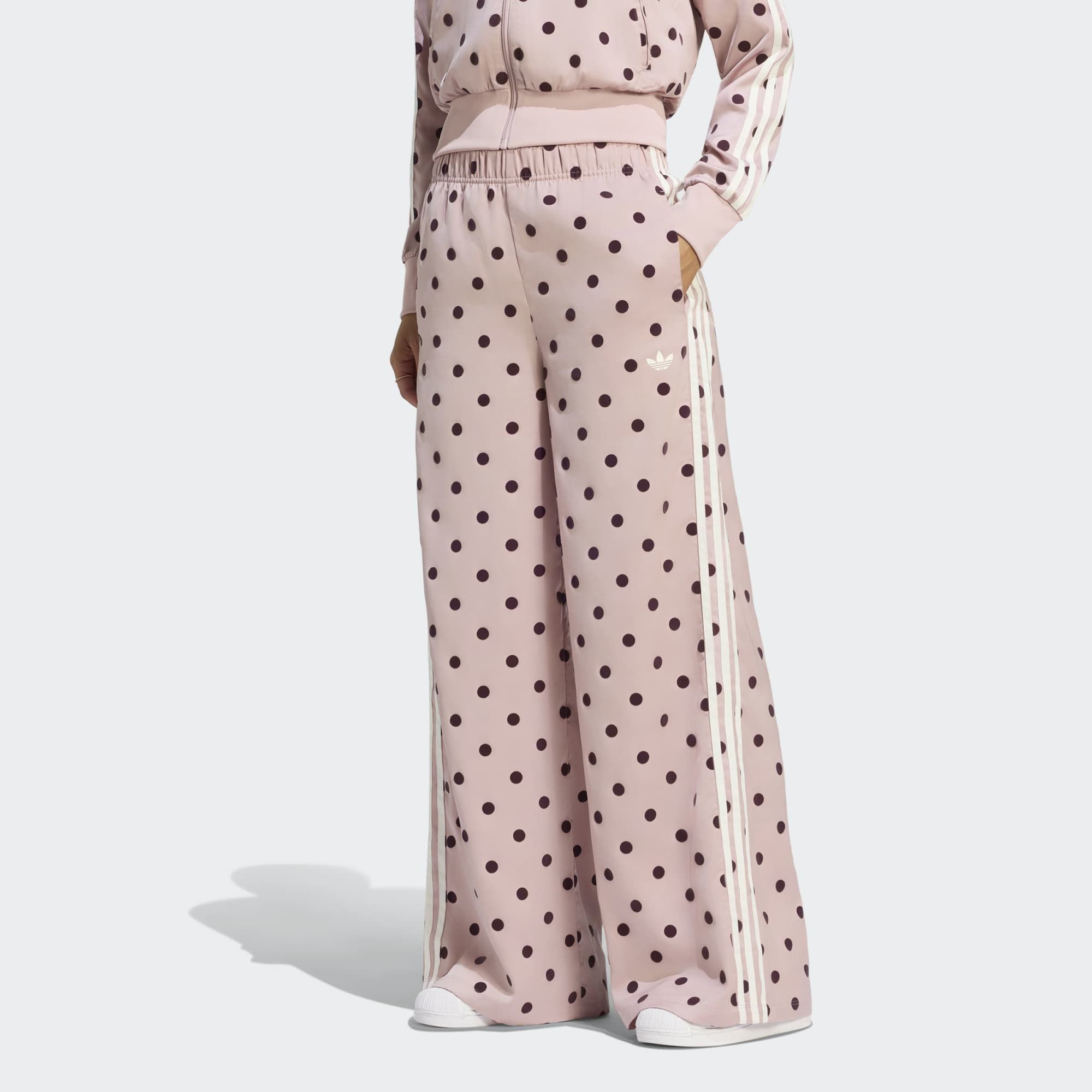adidas Originals Women's Satin Polka Dots Wide Leg Pant | Dick's