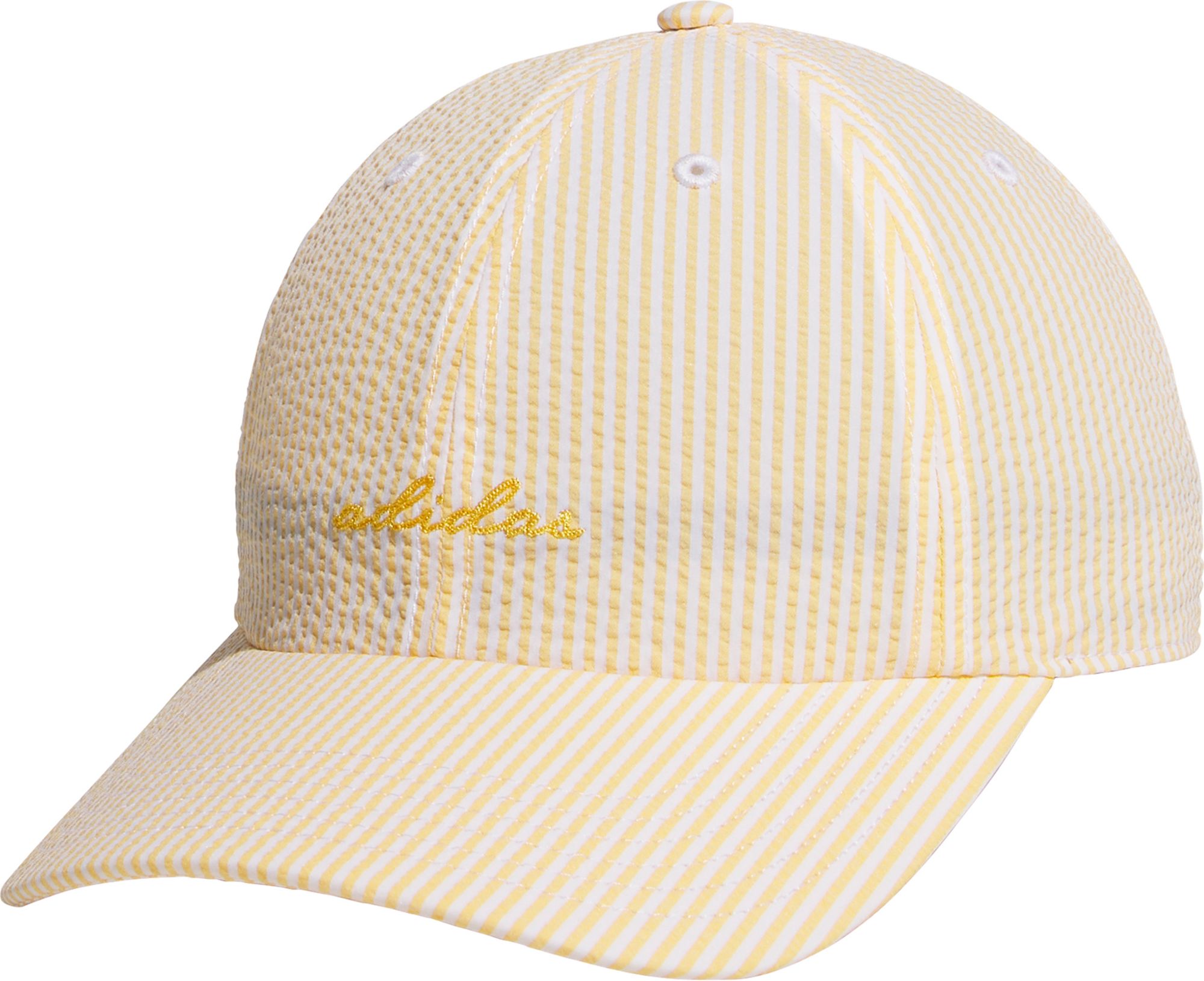 Women\'s Baseball Cap - Low Profile 6-Panel Two Tone Seersucker Chainstitch Logo Cinch Women main image 3