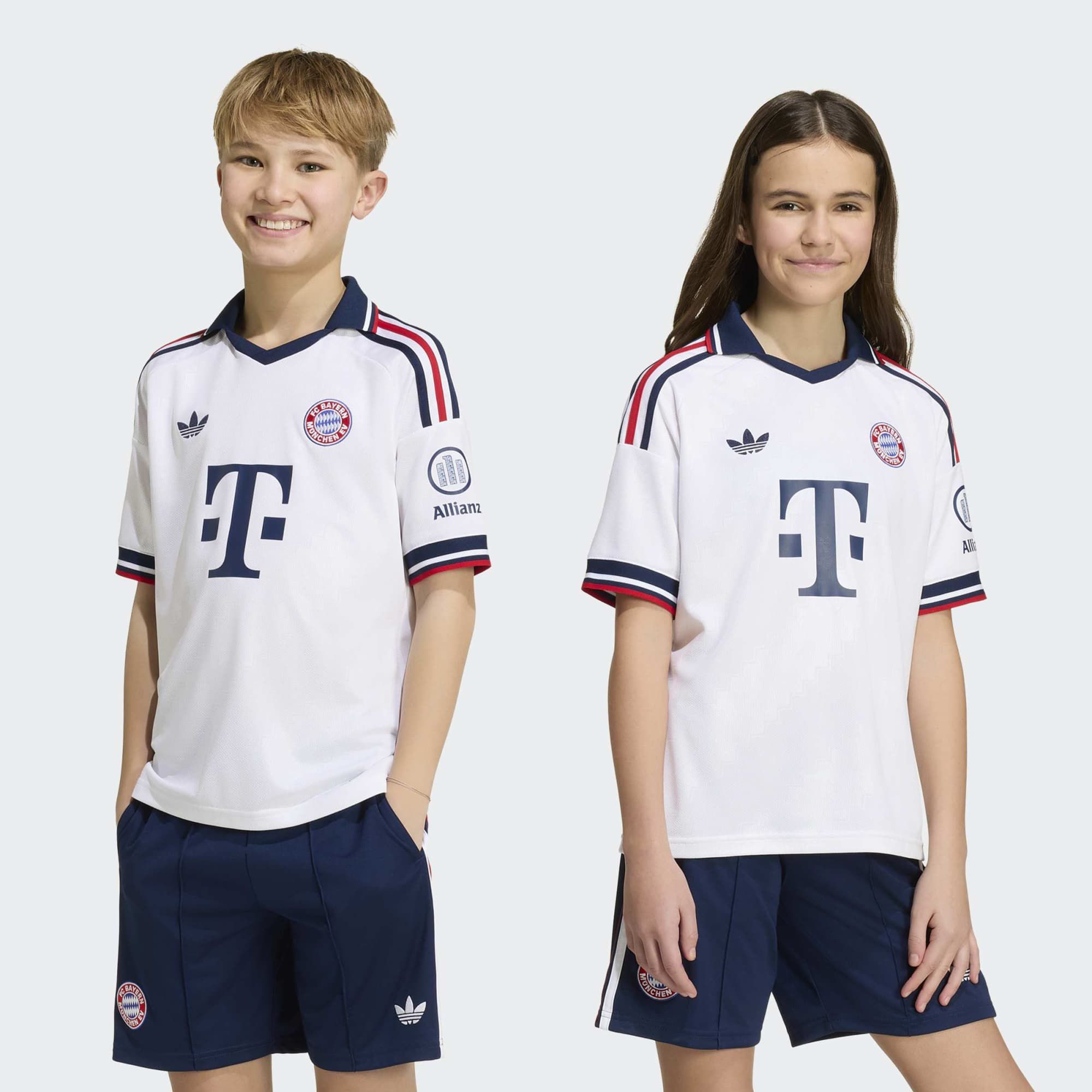 adidas Youth Bayern Munich White 2026 Away Replica Jersey | Dick's