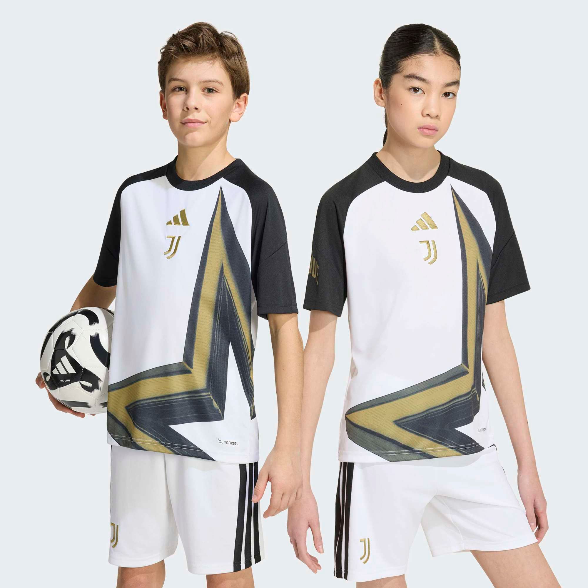 adidas Youth Juventus 2026 White Prematch Jersey | Dick's Sporting