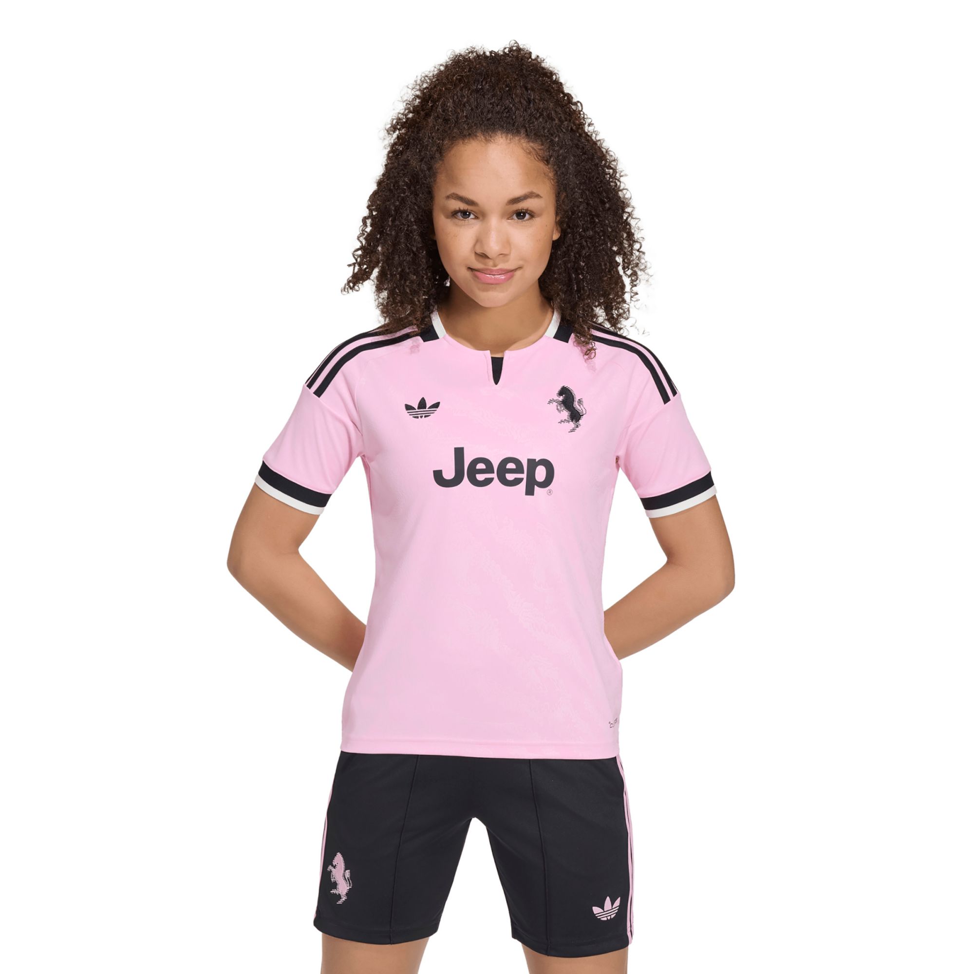adidas Youth Juventus Pink 2026 Away Replica Jersey | Dick's