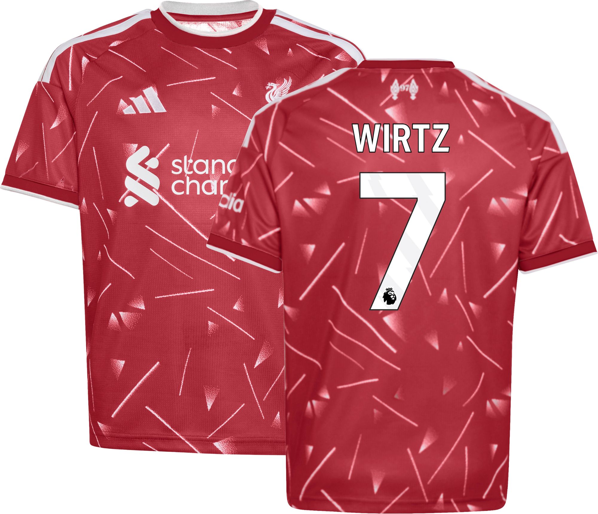 adidas Youth Liverpool Florian Wirtz 2026 Home Replica Jersey