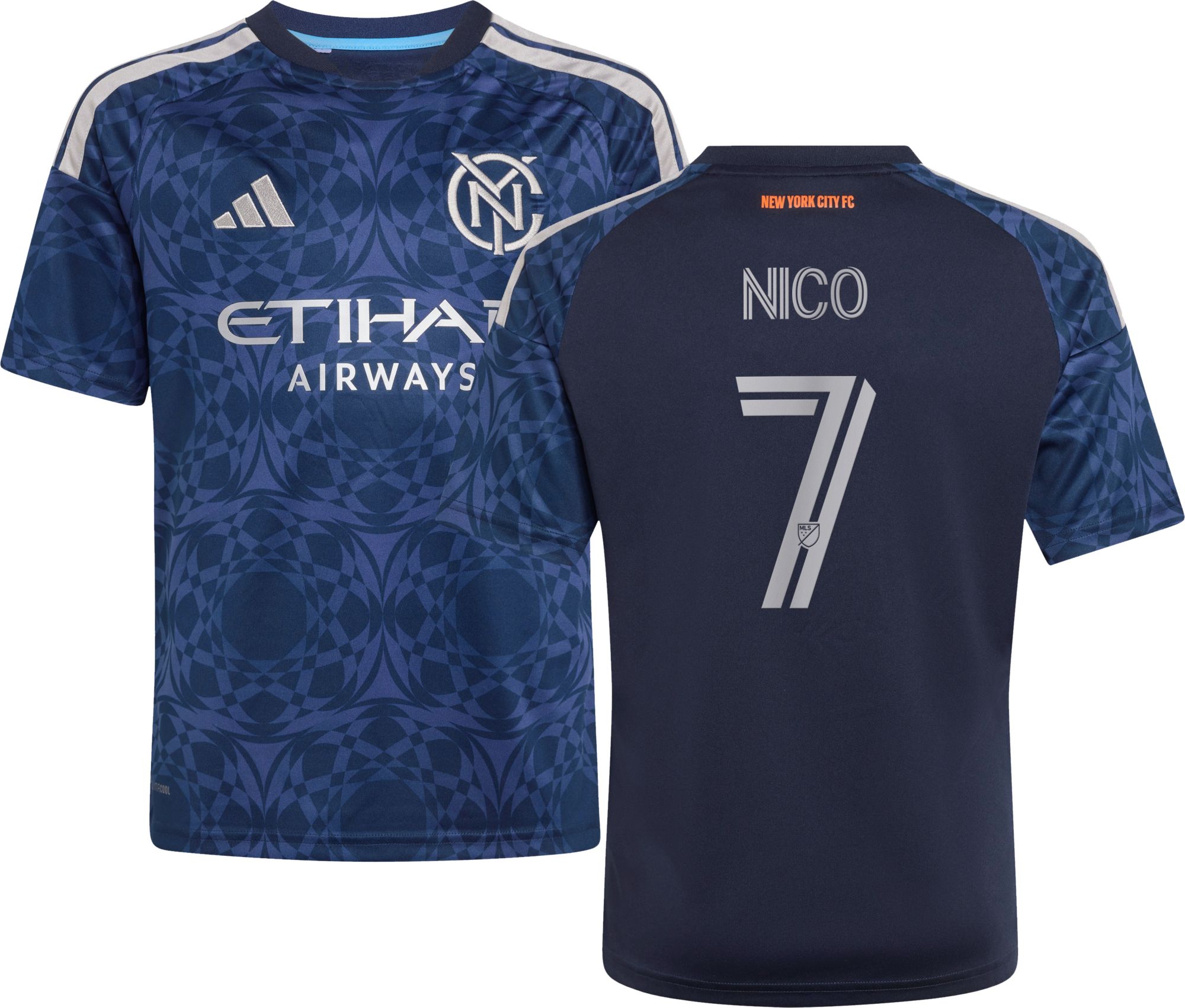 adidas Youth New York City FC Nicolás Fernández 2026 Secondary