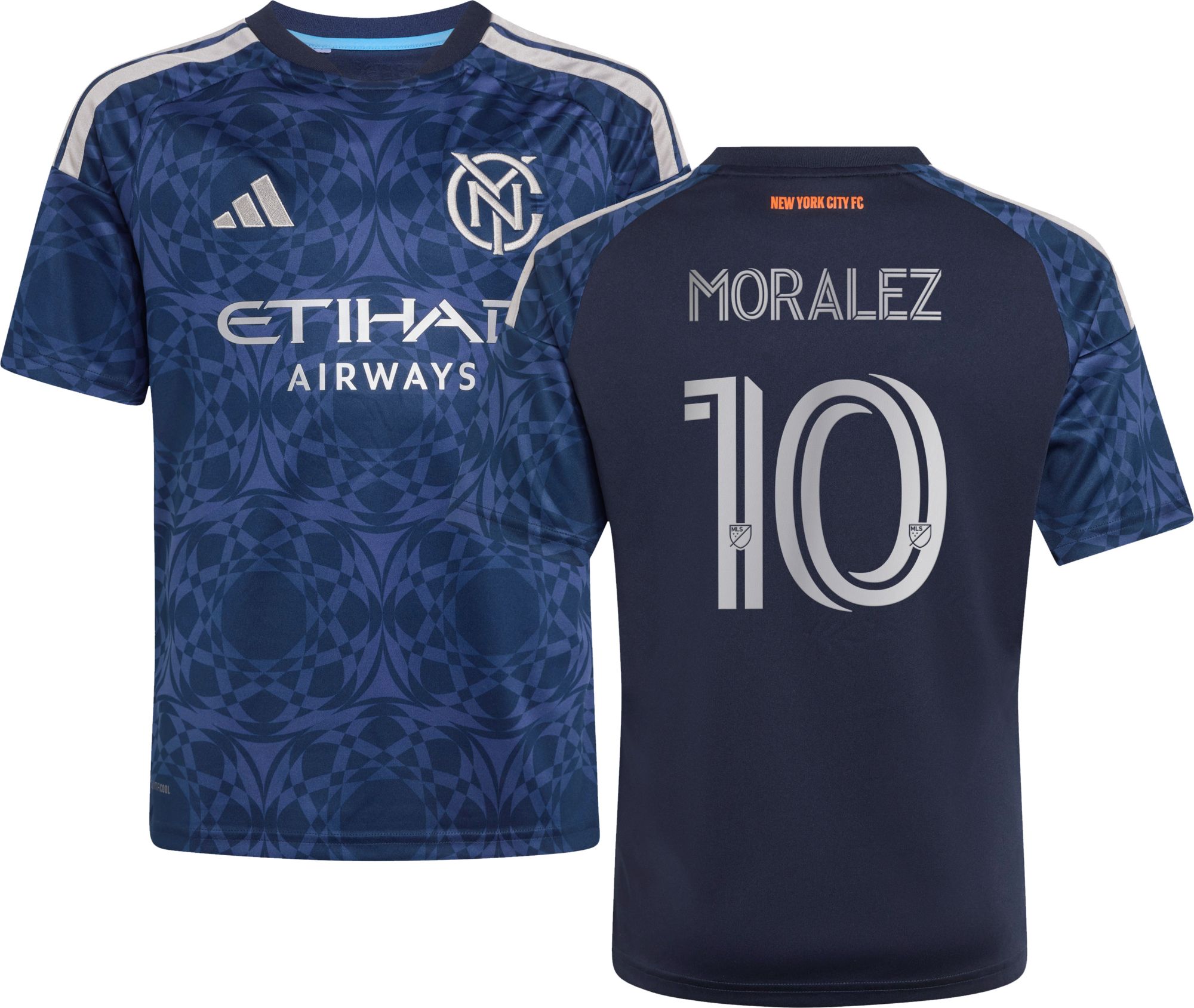 サッカーユニフォーム。 adidas Youth New York City FC Maxi Moralez2026 Secondary Replica