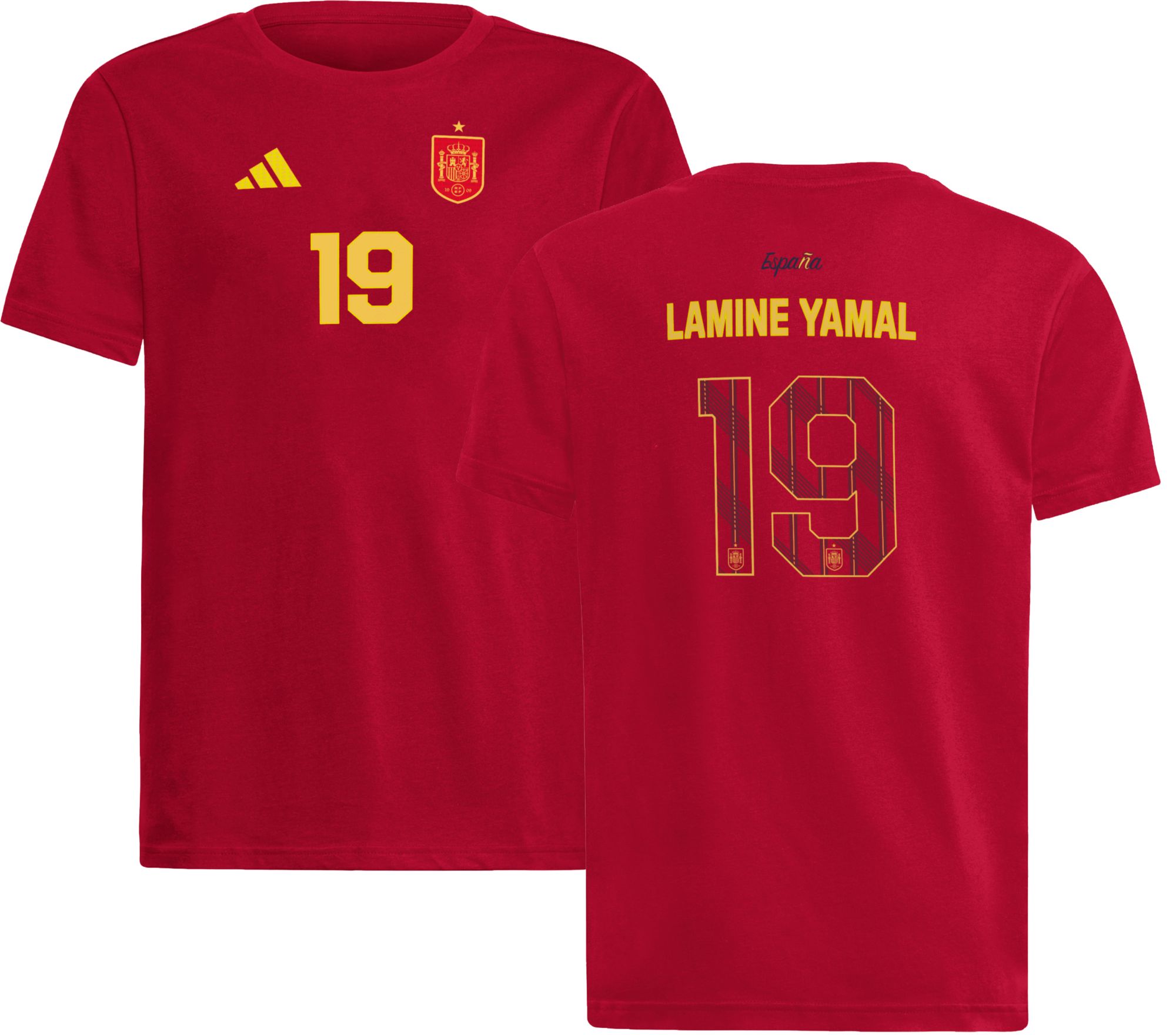 adidas Youth Spain Lamine Yamal 2026 T-Shirt | Dick's Sporting Goods