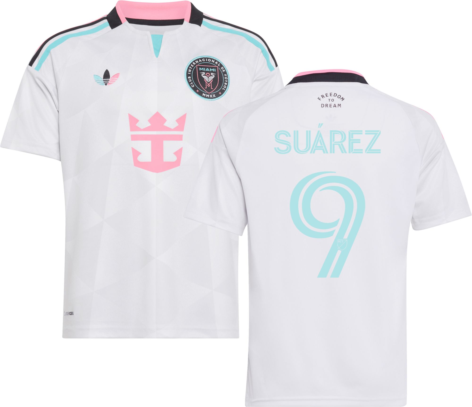 マルチャミーフワロス マルチャミープルリア マルチャミーニャルス adidas Youth Inter Miami CF Luis Suarez Third Replica Jersey