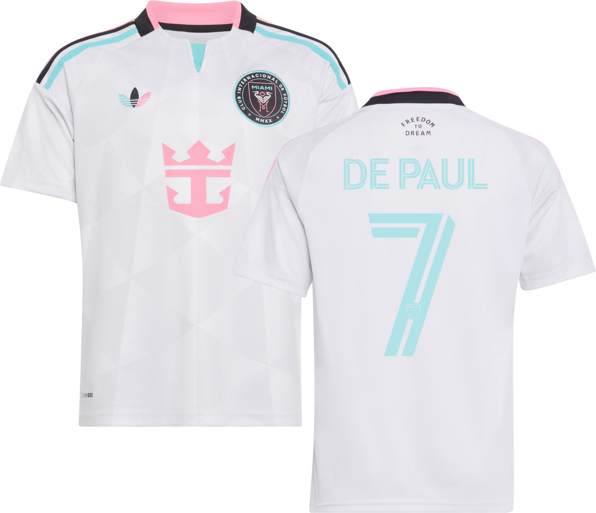 adidas Youth Inter Miami CF 2026 Rodrigo De Paul Third Replica