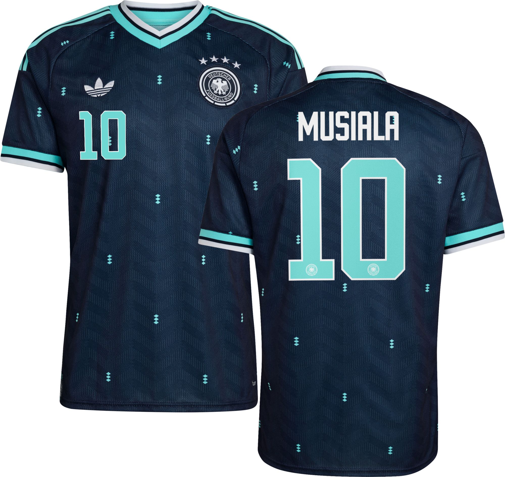 adidas Youth Germany Jamal Musiala #10 2026 Away Replica Jersey