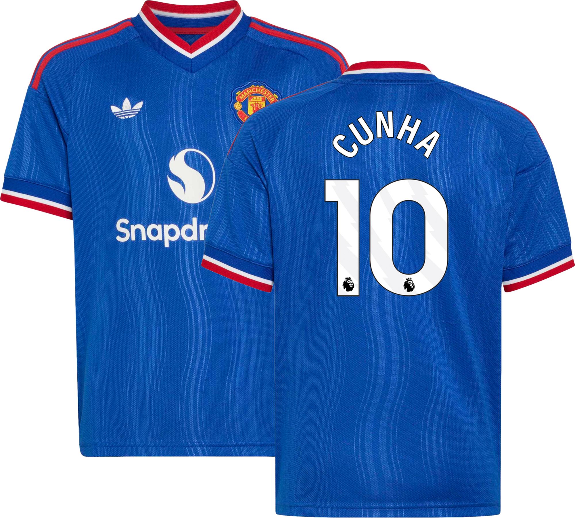 adidas Youth Manchester United Matheus Cunha 2026 Away Replica