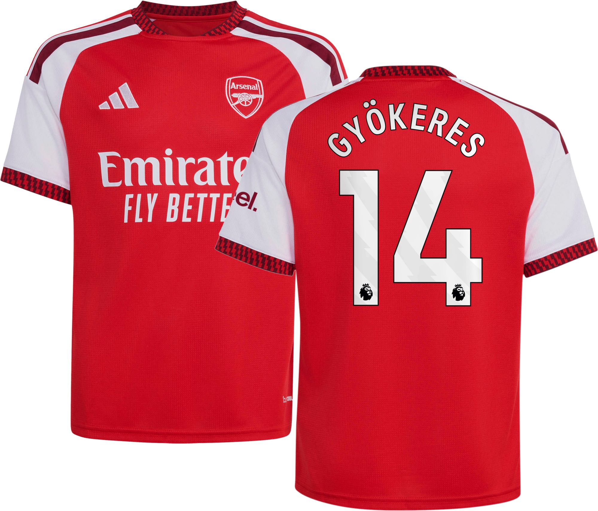 Arsenal GYÖKERES 14 ユニフォーム adidas Youth Arsenal Viktor Gyokeres #14 2026 Home Replica Jersey