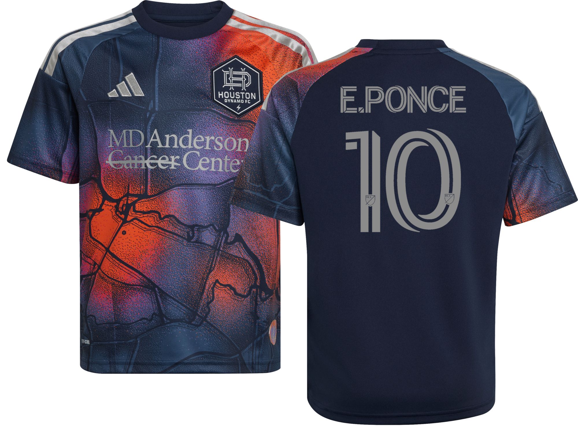 adidas Youth Houston Dynamo Ezequiel Ponce 2026 Secondary Replica