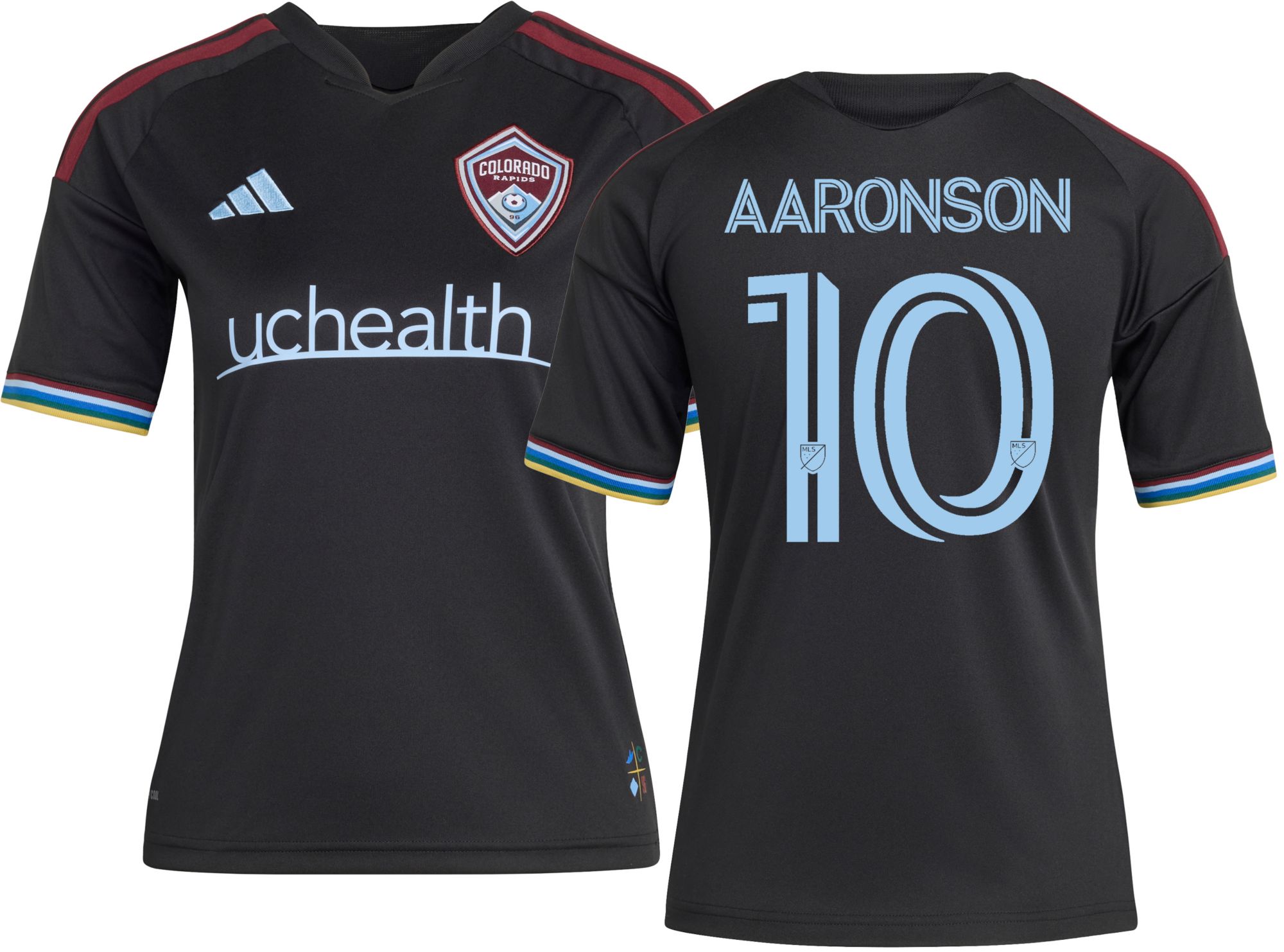 adidas Youth Colorado Rapids Paxten Aaronson #10 2026 Primary
