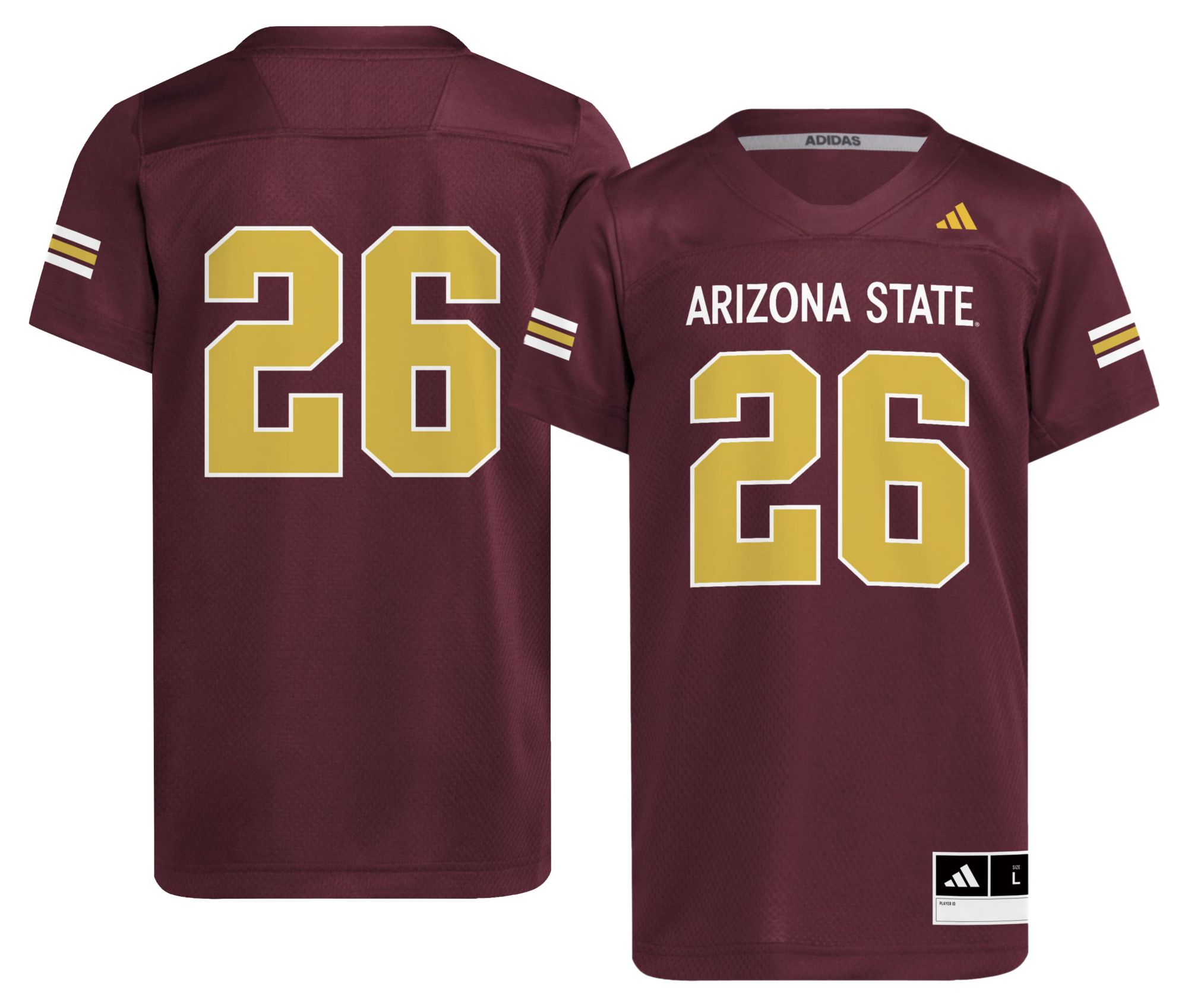 adidas Youth Arizona State Sun Devils Home Replica Football Jersey