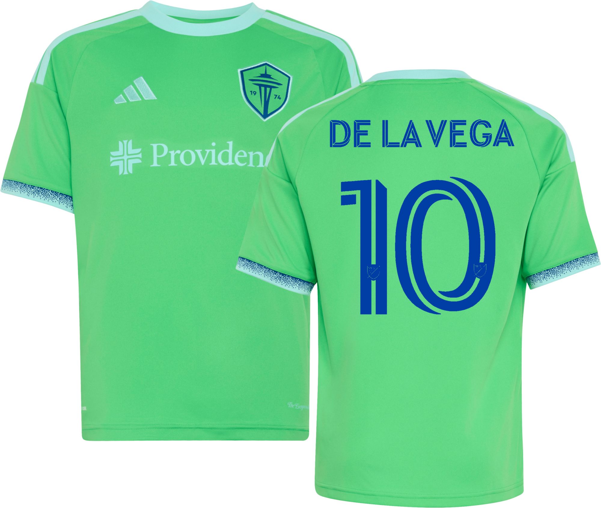 adidas Youth Seattle Sounders Pedro de la Vega 2026 Primary