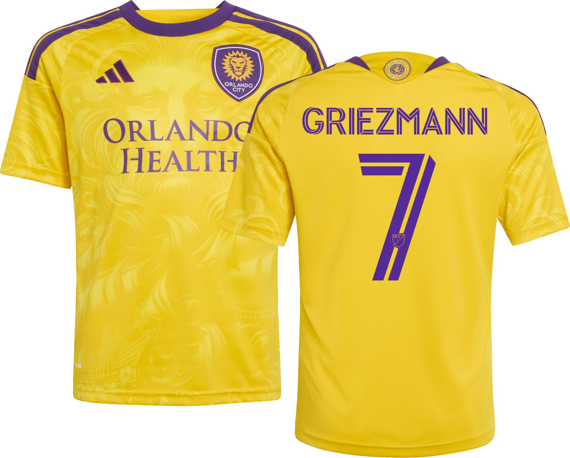 adidas Youth Orlando City Antoine Griezmann #7 2026 Secondary