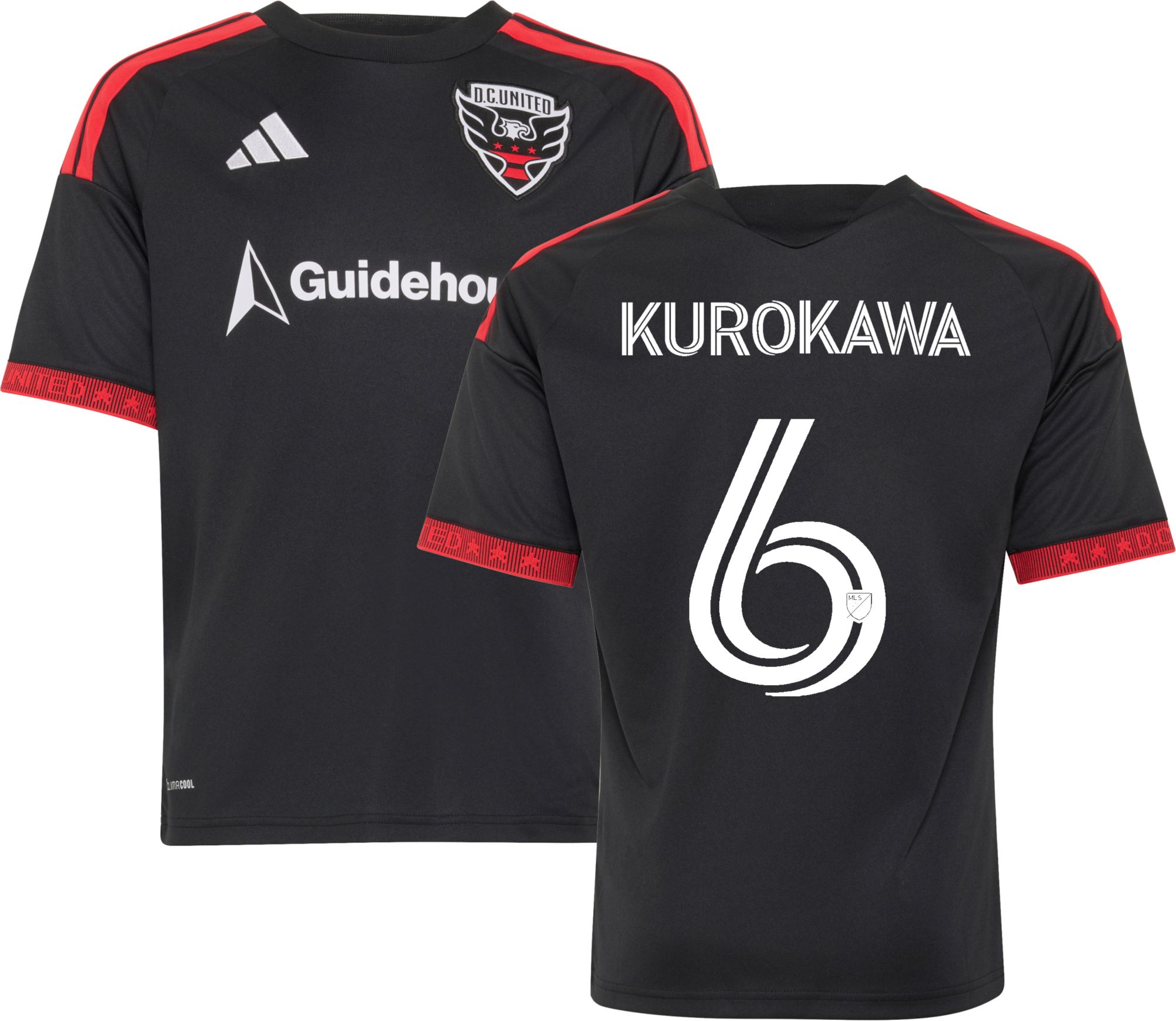 adidas Youth D.C. United Keisuke Kurokawa 2026 Primary Replica