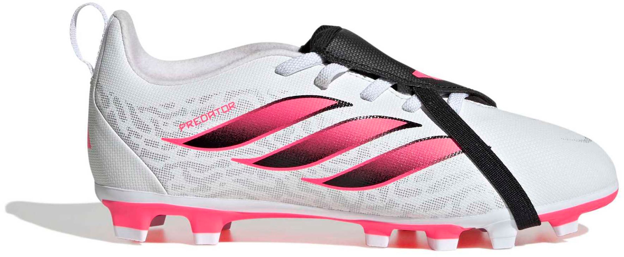  Predator サッカーシューズ ホワイト/ピンク adidas Predator Club FT Kids' EL FG/MG Soccer Cleats | Dick's