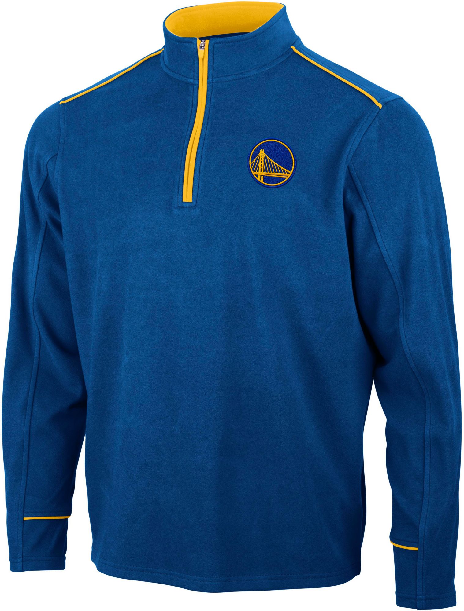 Antigua Men's Golden State Warriors Leverage 1/4 Zip Pullover