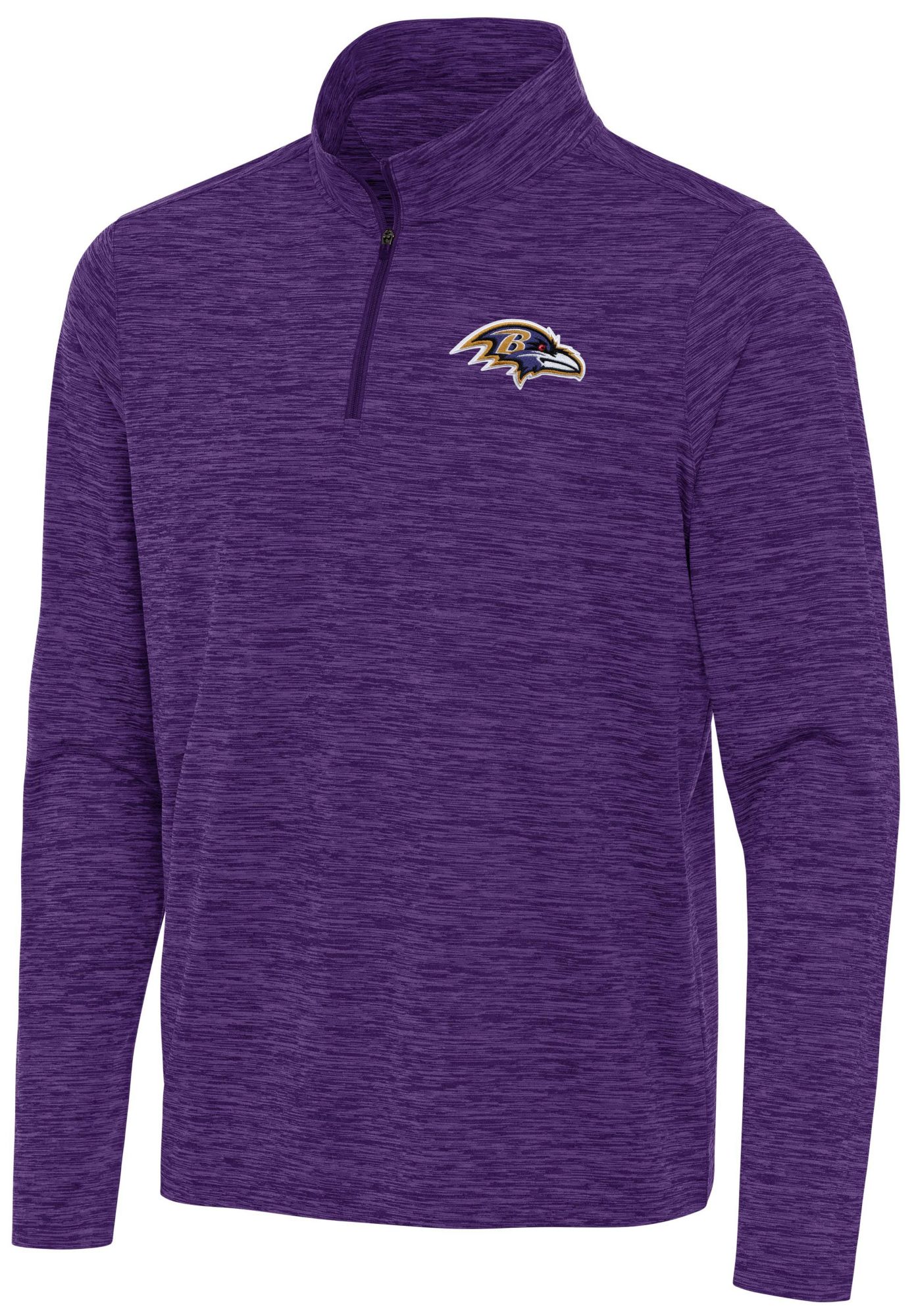 Antigua Men's Baltimore Ravens Dark Purple Heather Eternal Quarter