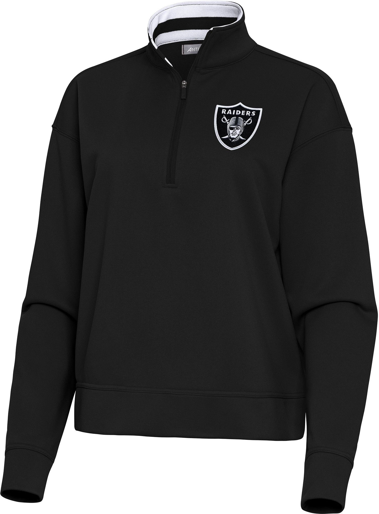 Antigua Women's Las Vegas Raiders Goddess 1/2 Zip Pullover