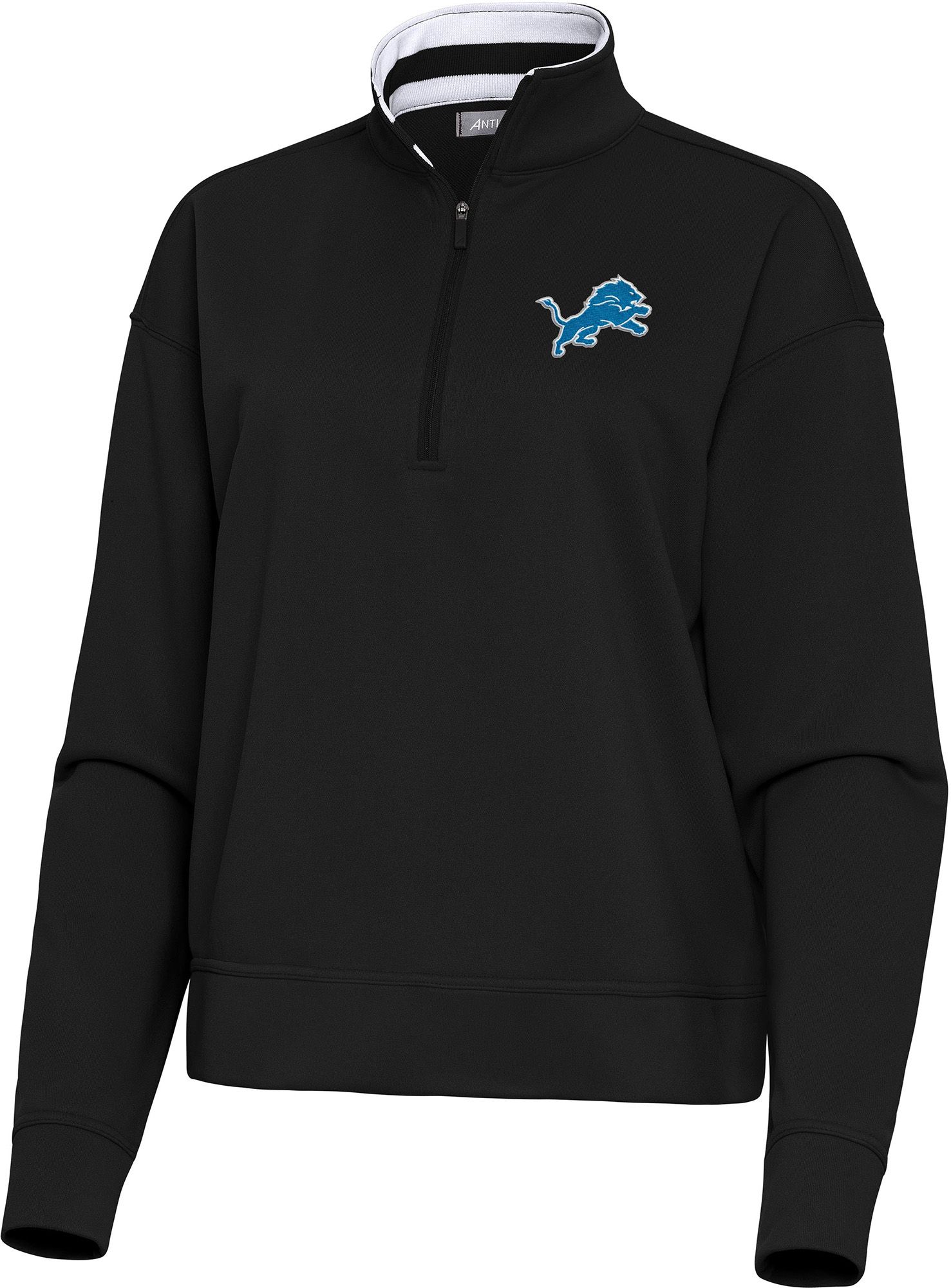 Antigua Women's Detroit Lions Goddess 1/2 Zip Pullover | Dick's