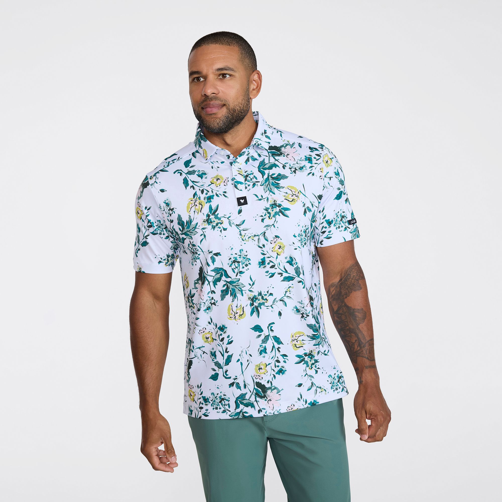 Bad Birdie Men's Poetic Justice Core Performance Golf Polo