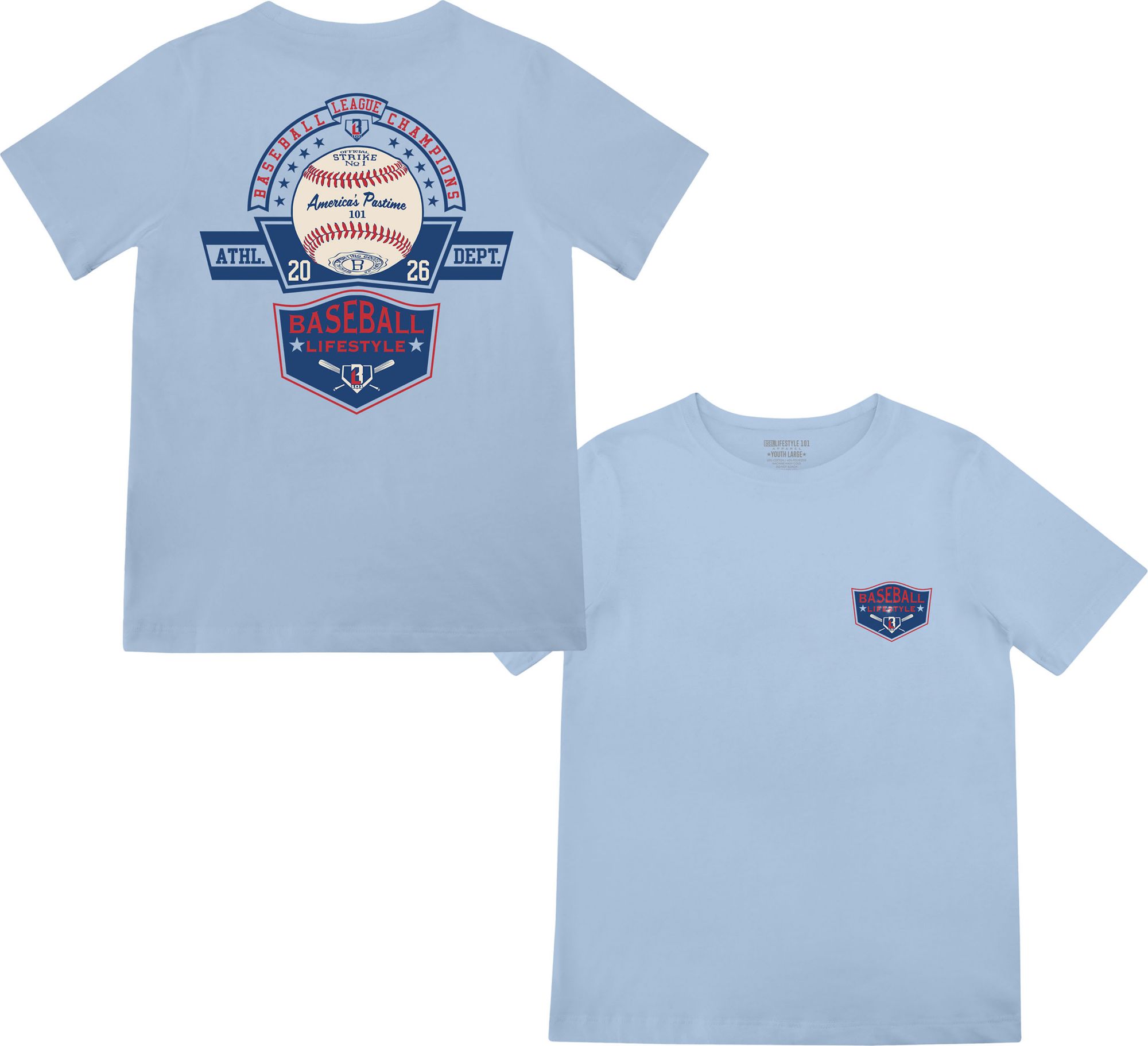 Baseball Lifestyle 101 Boys' Baseball Champions T-Shirt | Dick's