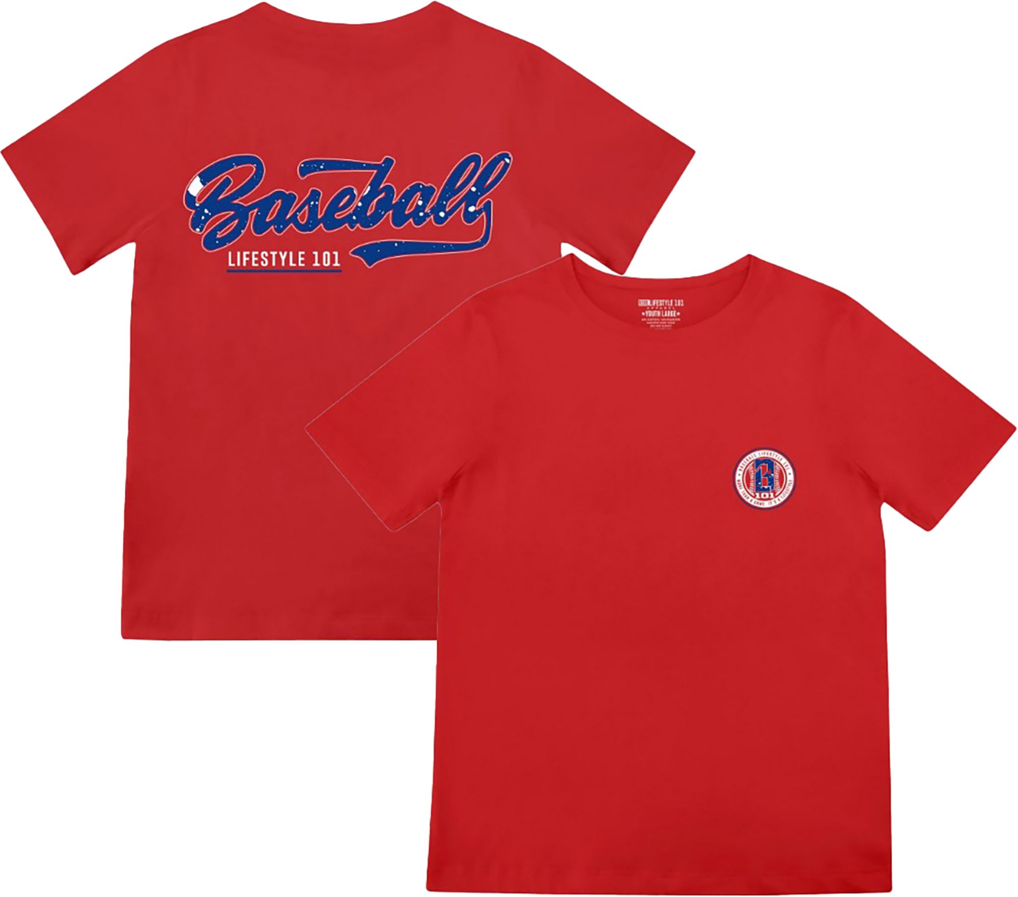 Baseball Lifestyle 101 Boys' USA Splatter T-Shirt | Dick's